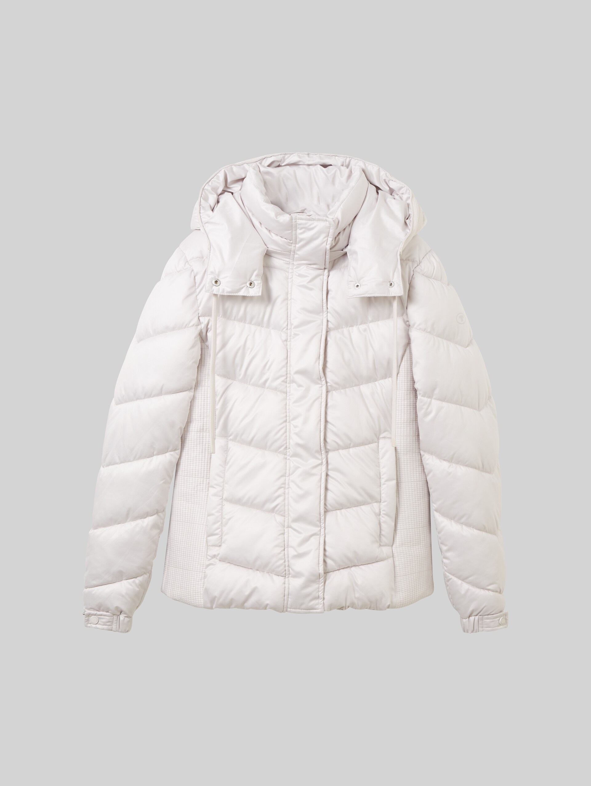 Pufferjacke mit recyceltem Polyester - clouds grey - Vorder-Produkt-Ansicht