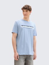T-shirt avec logo imprimé - Brunnera Blue - Découpe Vue de face du modèle
