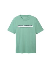 Selected, T-shirt with a logo print by Tom Tailor, green