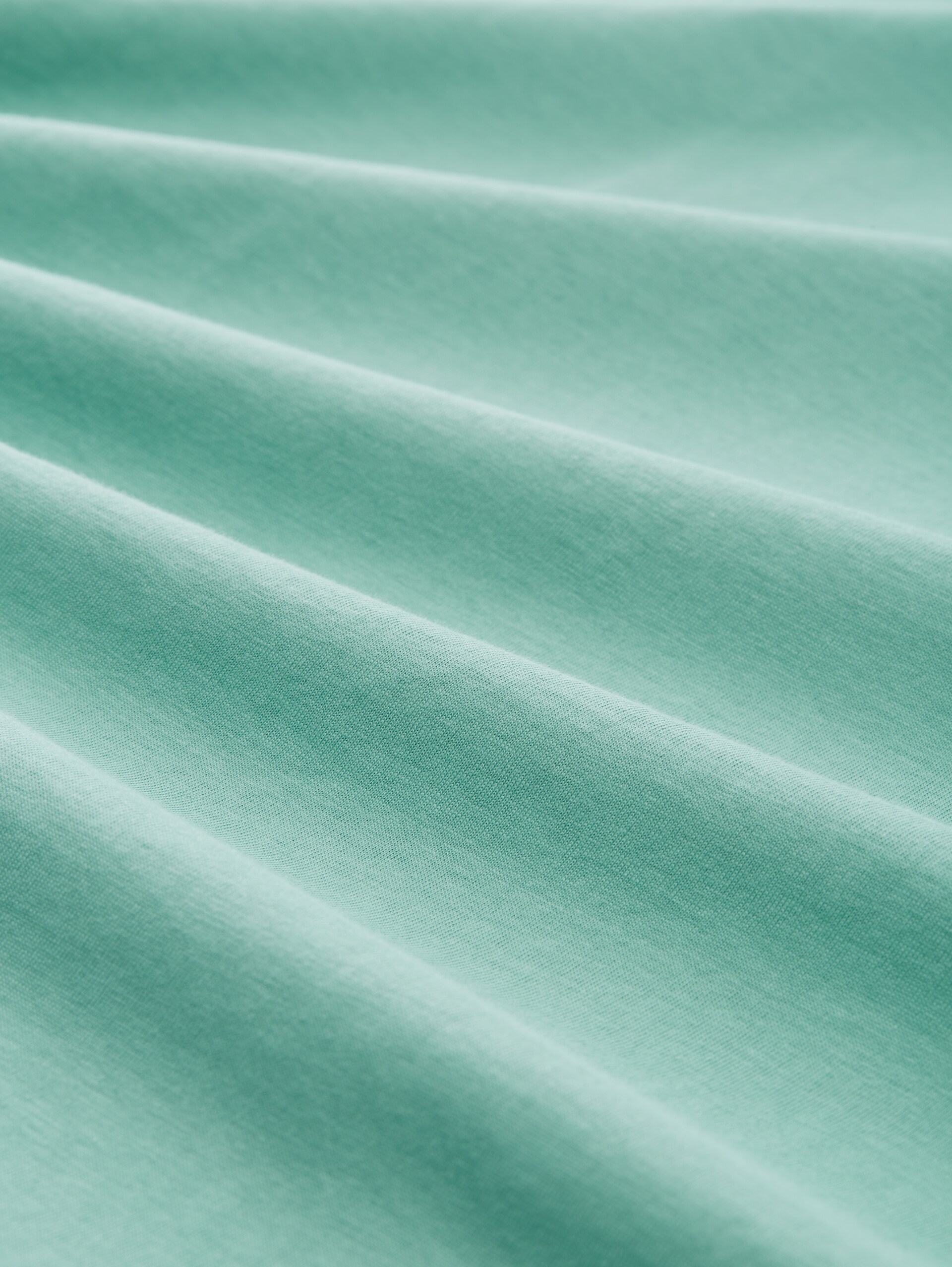 T-shirt with a logo print - Salvia Green - Material view