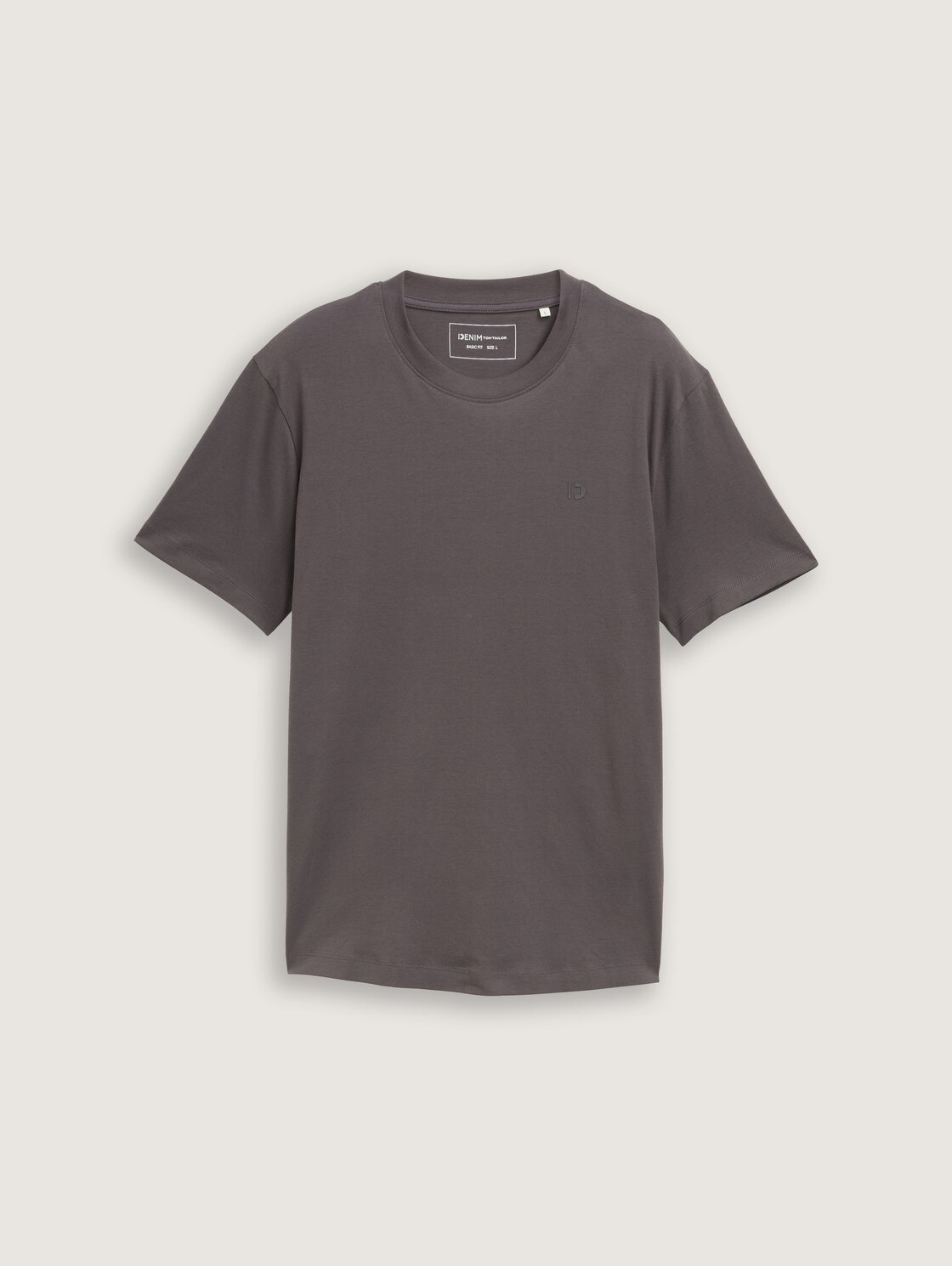 Basic T-Shirt - Pavement Grey - Vorder-Produkt-Ansicht