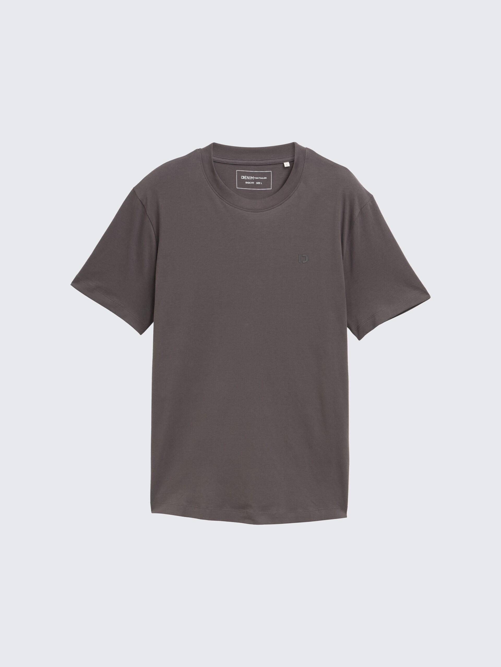 Basic T-Shirt - Pavement Grey - Vorder-Produkt-Ansicht