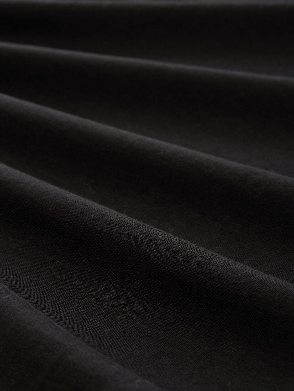 Basic T-Shirt - Black - Material-Ansicht