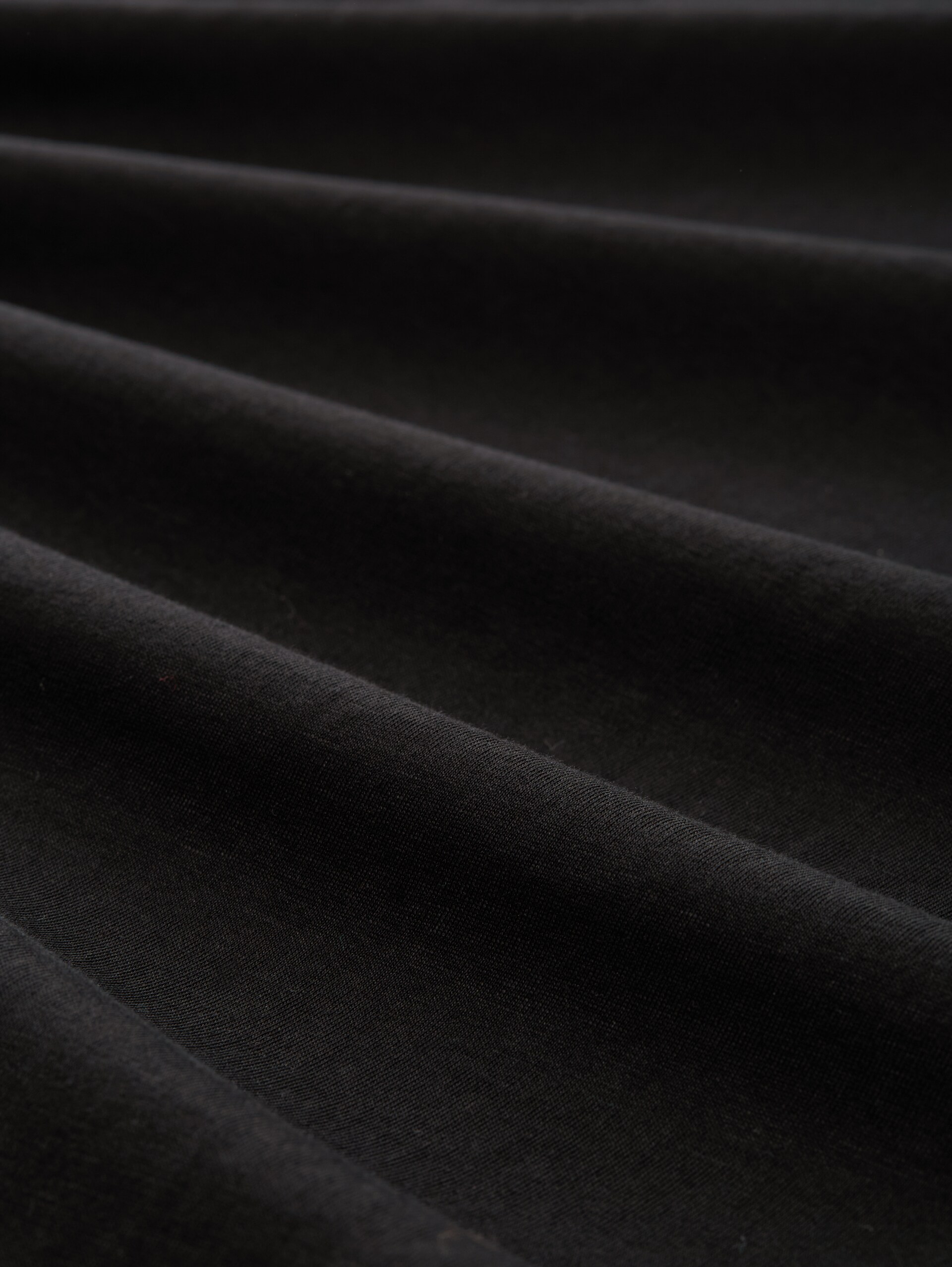 Basic T-shirt - Black - Material view