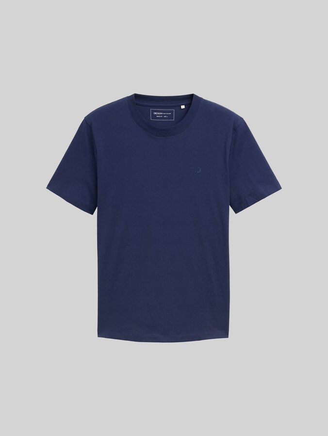 T-shirt basique par Denim Male, dark blueberry