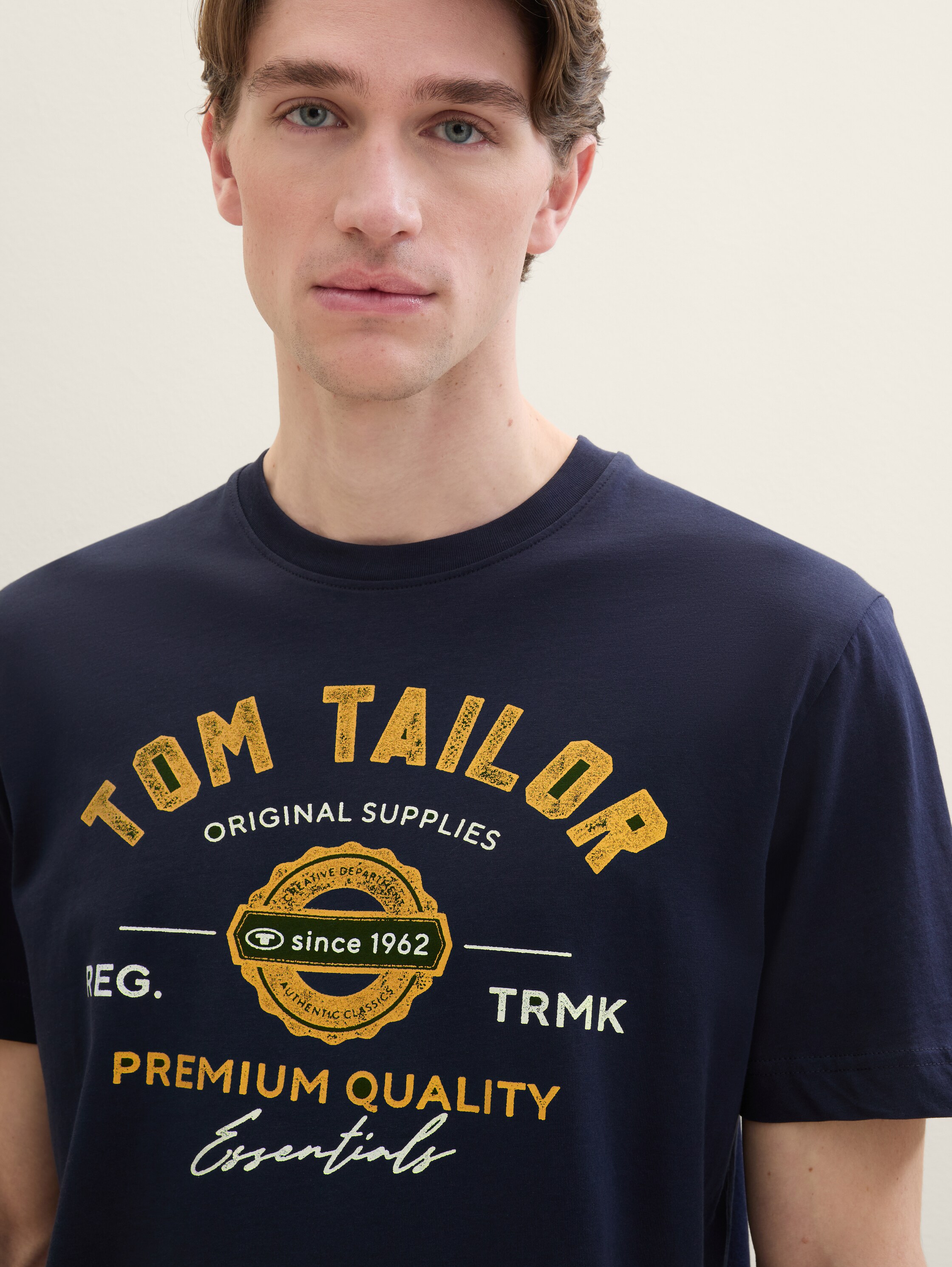 T-shirt with logo print - dark_blue - 