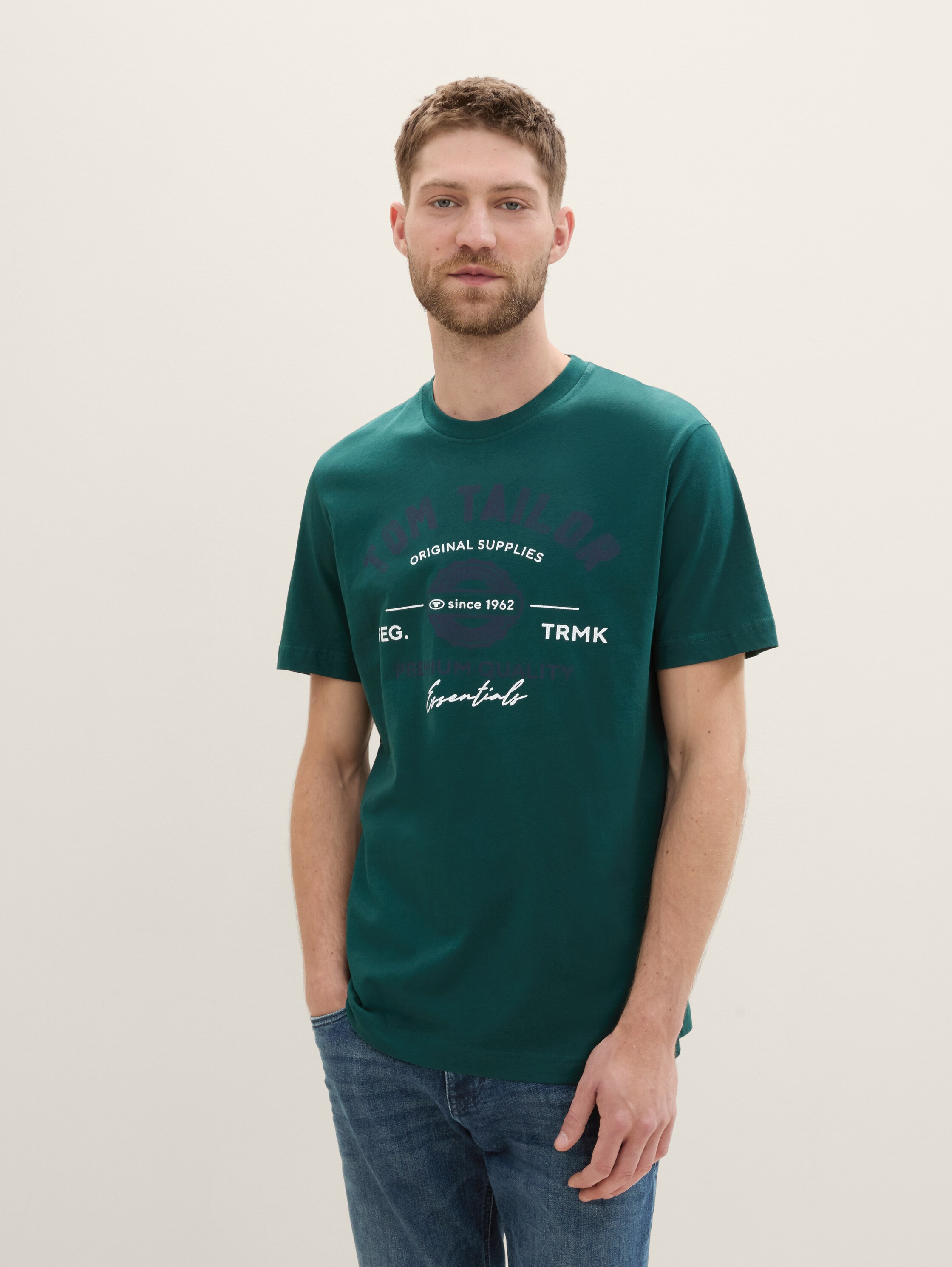 T-Shirt mit Logo-Print - 0