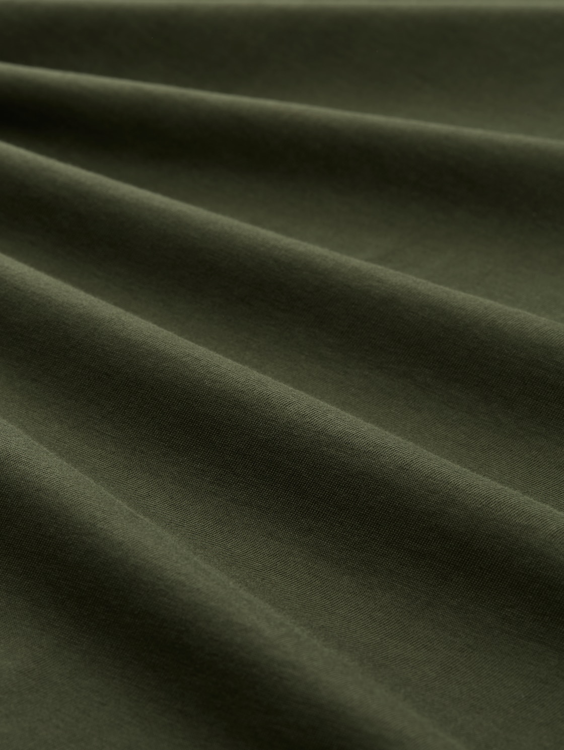 T-Shirt mit Logo-Print - Deep Forest Green - Material-Ansicht