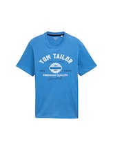 Nicht ausgewählt, T-Shirt mit Logo-Print von , blau