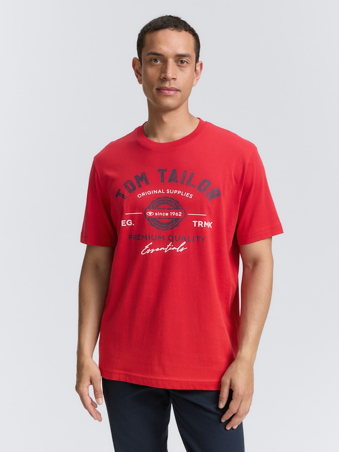 T-shirt met logo-print door Men, Samba Red