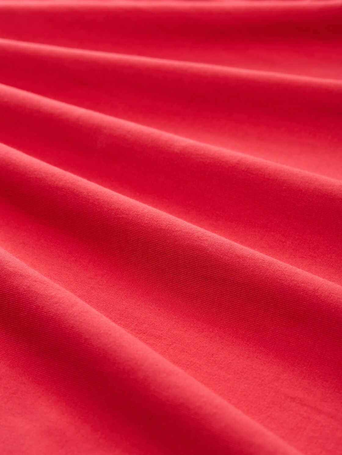 T-Shirt mit Logo-Print - Samba Red - Material-Ansicht