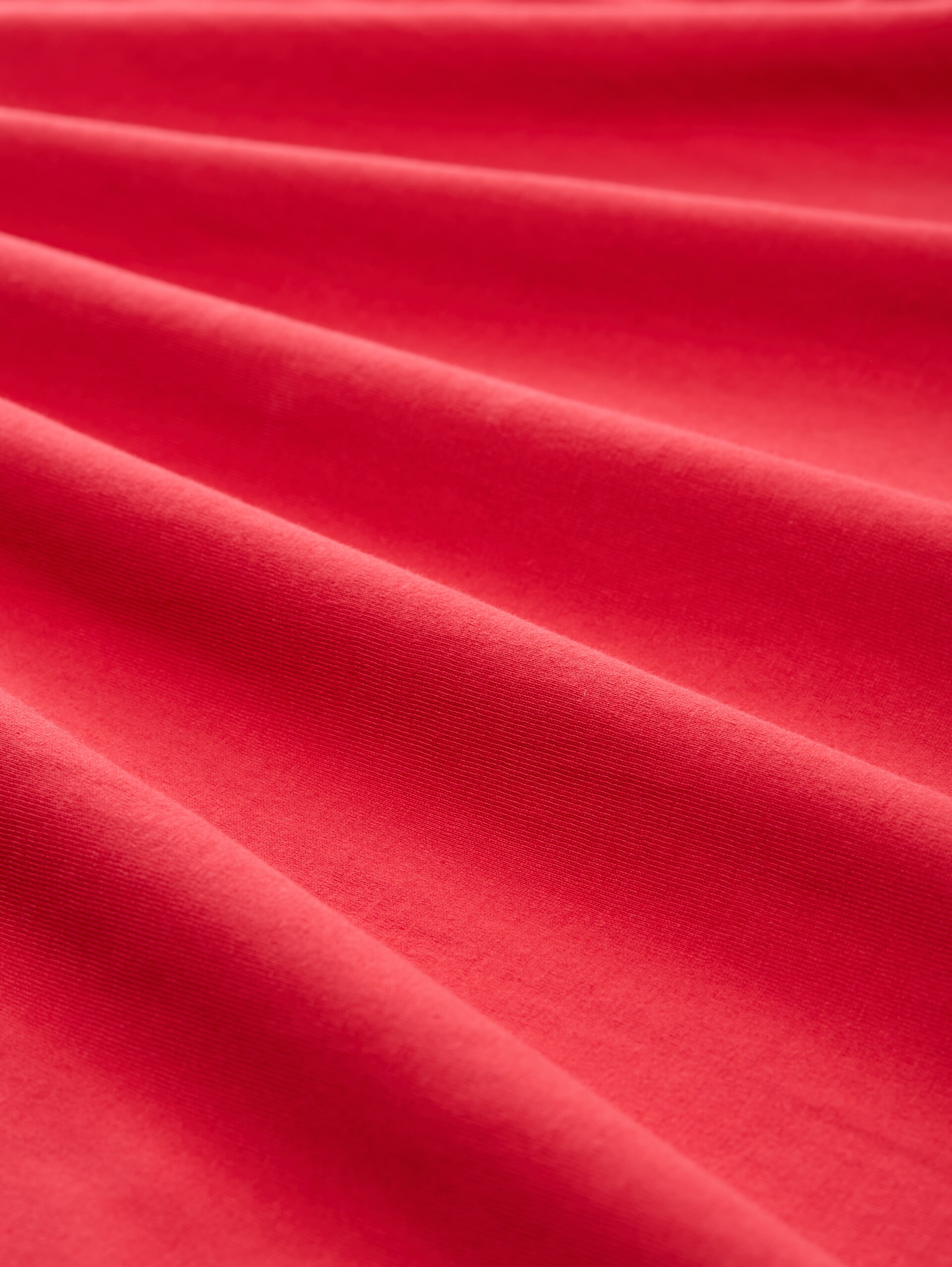 T-Shirt mit Logo-Print - Samba Red - Material-Ansicht