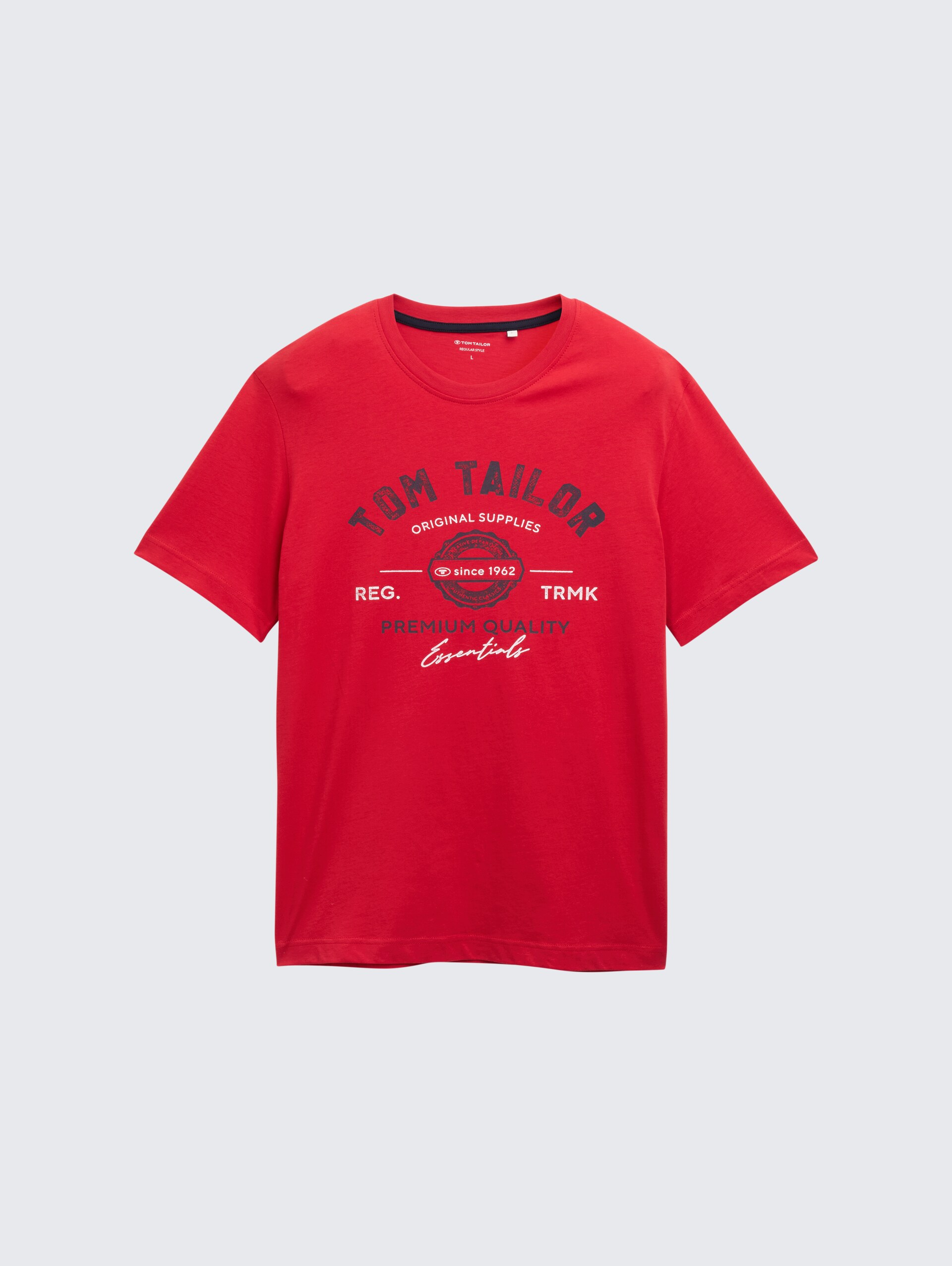 T-Shirt mit Logo-Print - Samba Red - Vorder-Produkt-Ansicht