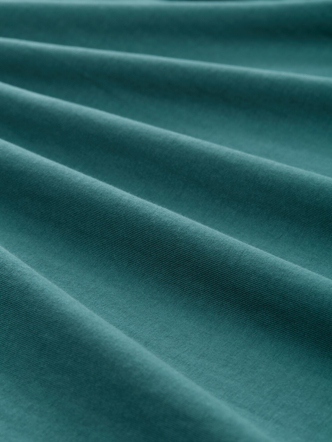 T-Shirt mit Logo-Print - Jasper Green - Material-Ansicht