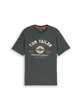 Nicht ausgewählt, T-Shirt mit Logo-Print von Tom Tailor, grün