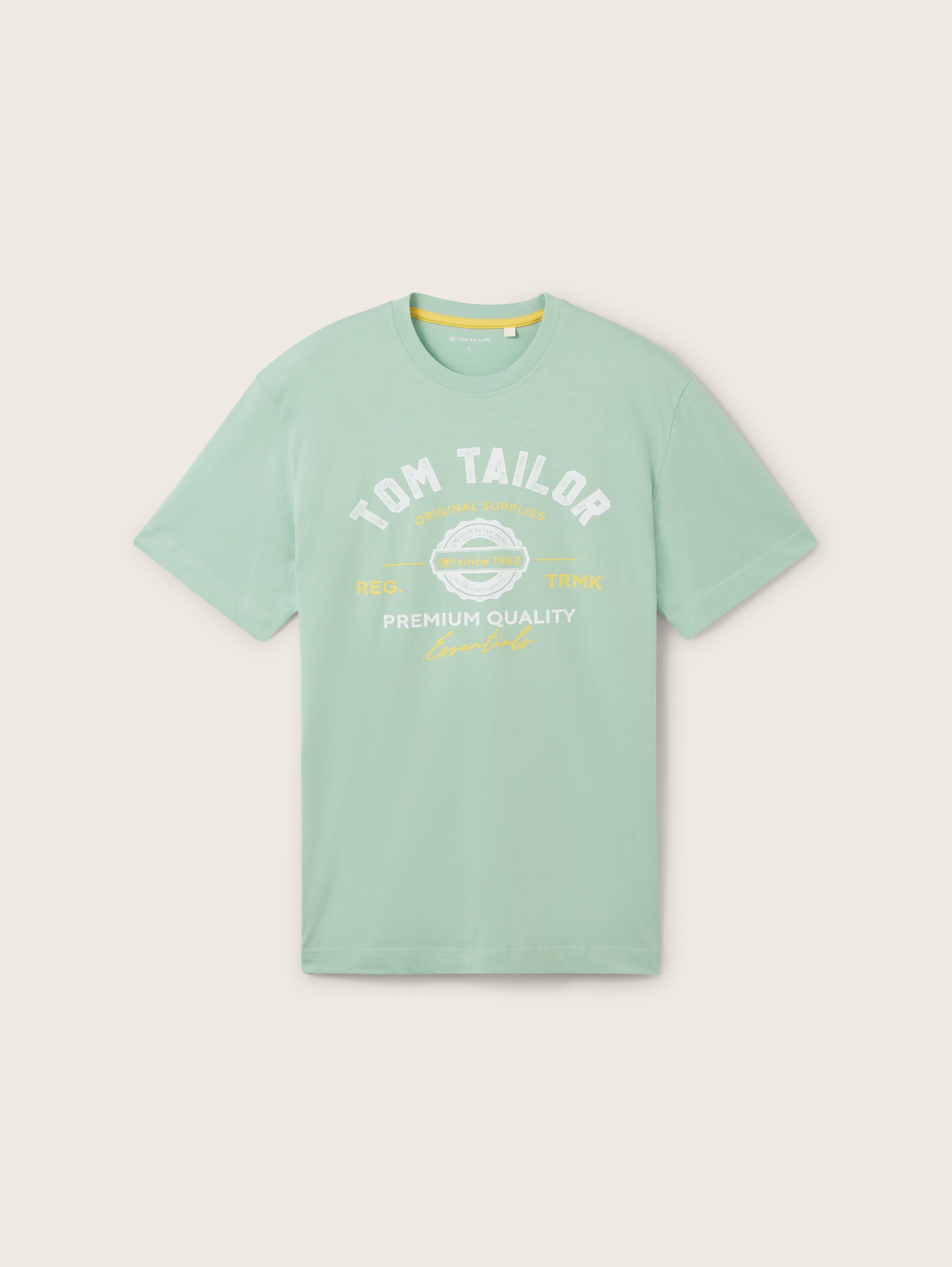 T-Shirt mit Logo-Print - paradise mint - Vorder-Produkt-Ansicht