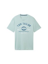 Geselecteerd, T-shirt met logo print door Tom Tailor, groen