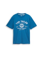 Nicht ausgewählt, T-Shirt mit Logo-Print von , blau