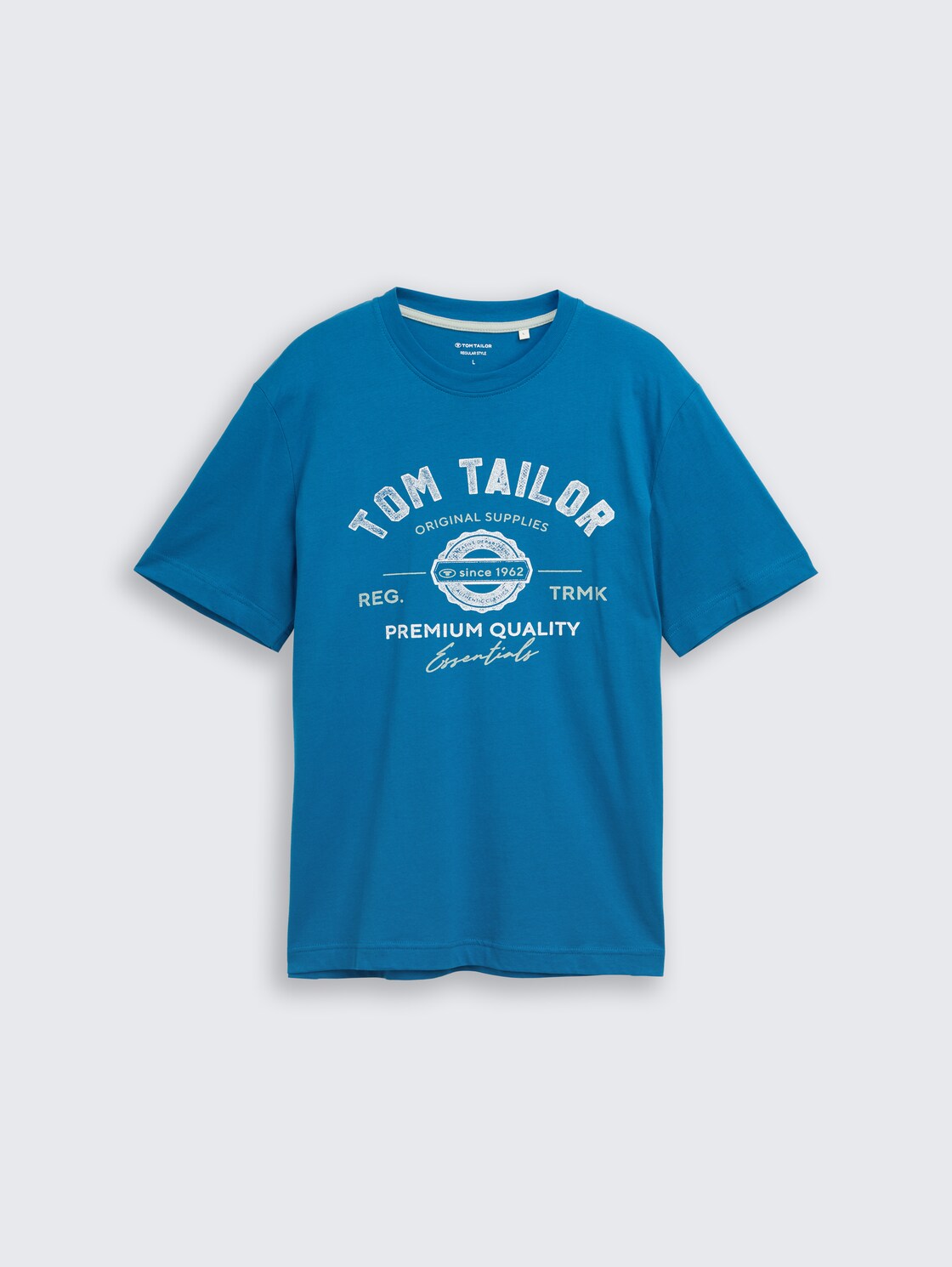 T-Shirt mit Logo-Print - blue petrol - Vorder-Produkt-Ansicht