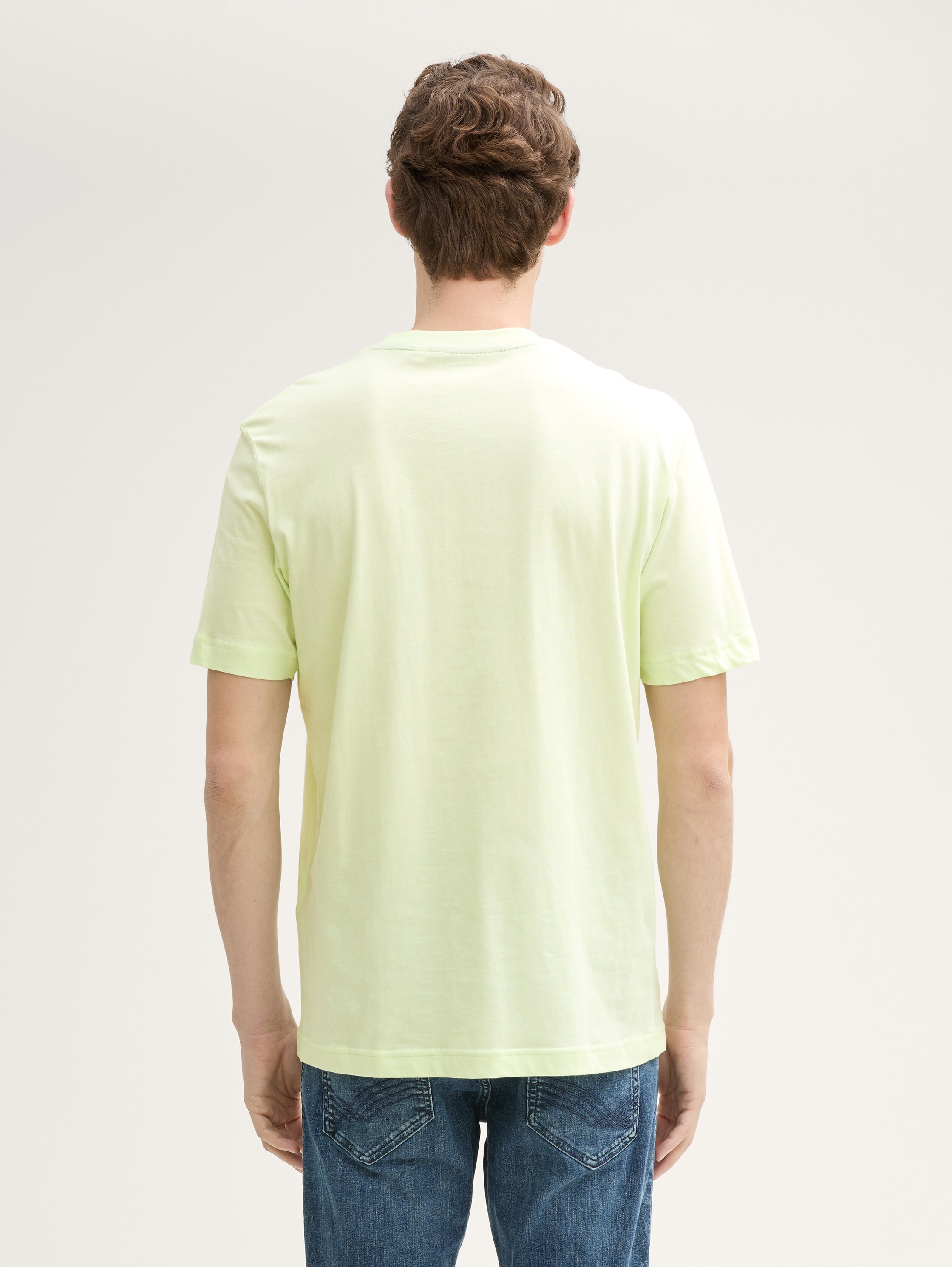 T-Shirt mit Logo-Print - lime_cream_green - 