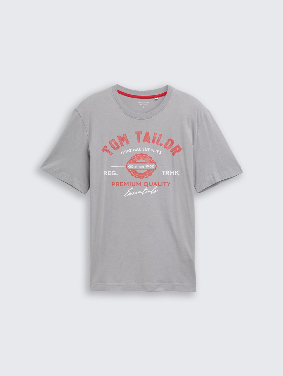 T-Shirt mit Logo-Print - formal grey - Vorder-Produkt-Ansicht