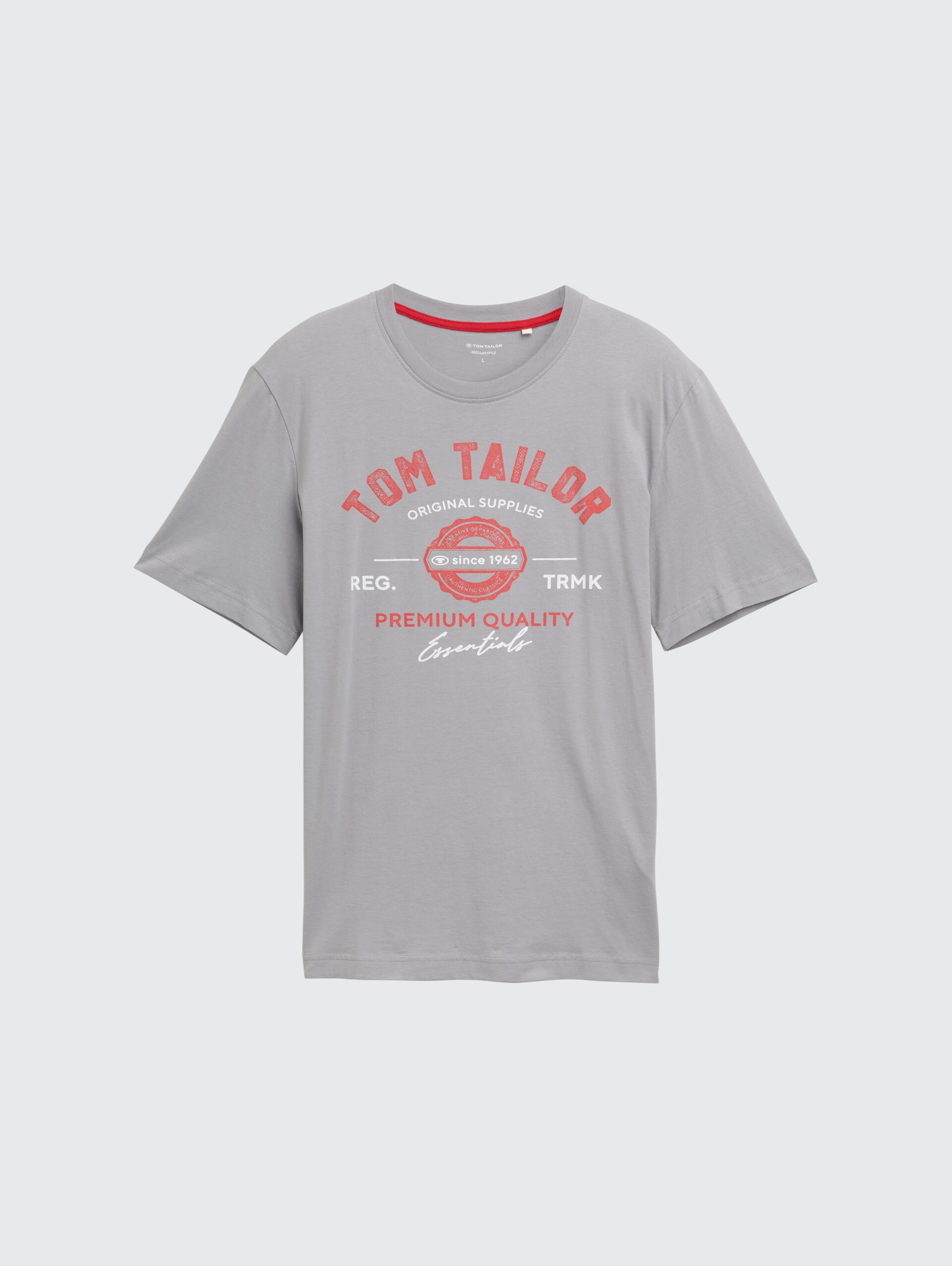 T-Shirt mit Logo-Print - formal grey - Vorder-Produkt-Ansicht