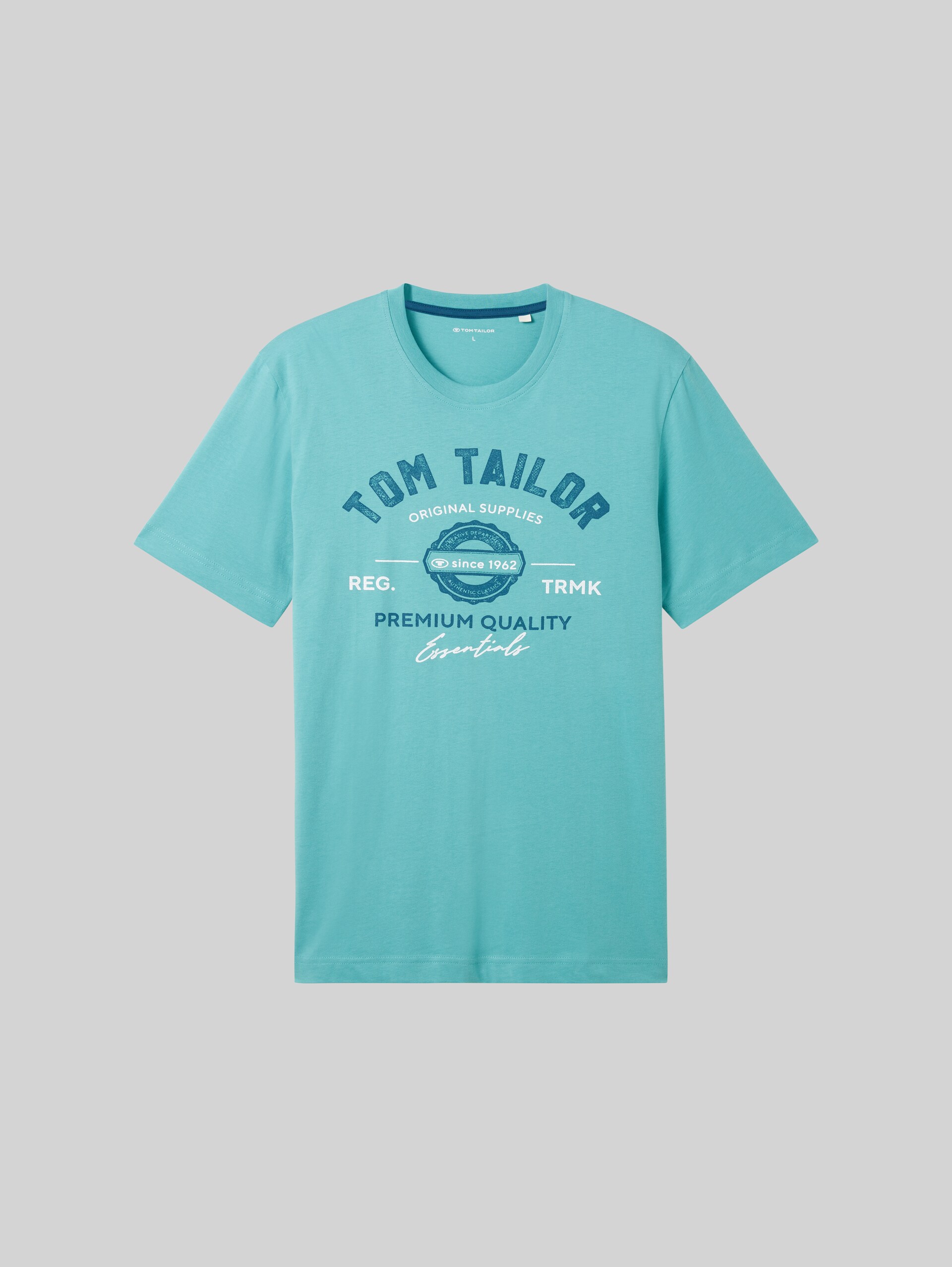T-shirt met logoprint - meadow teal - Product vooraanzicht