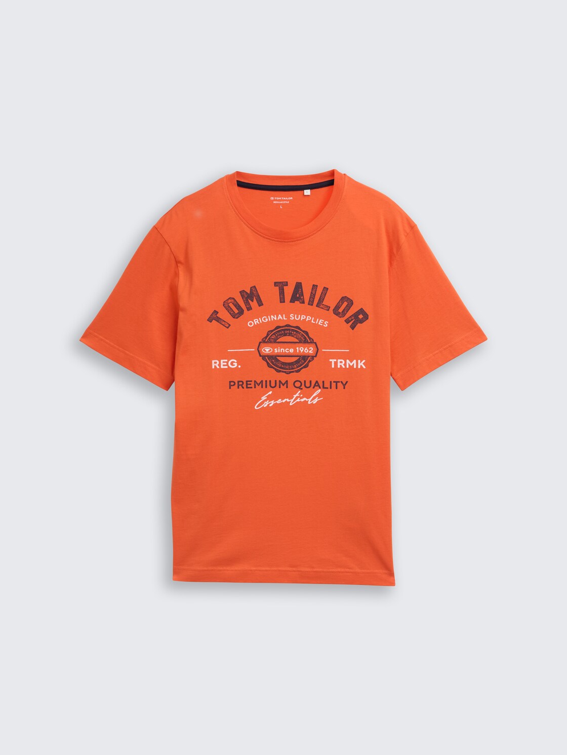 T-Shirt mit Logo-Print - pale red - Vorder-Produkt-Ansicht