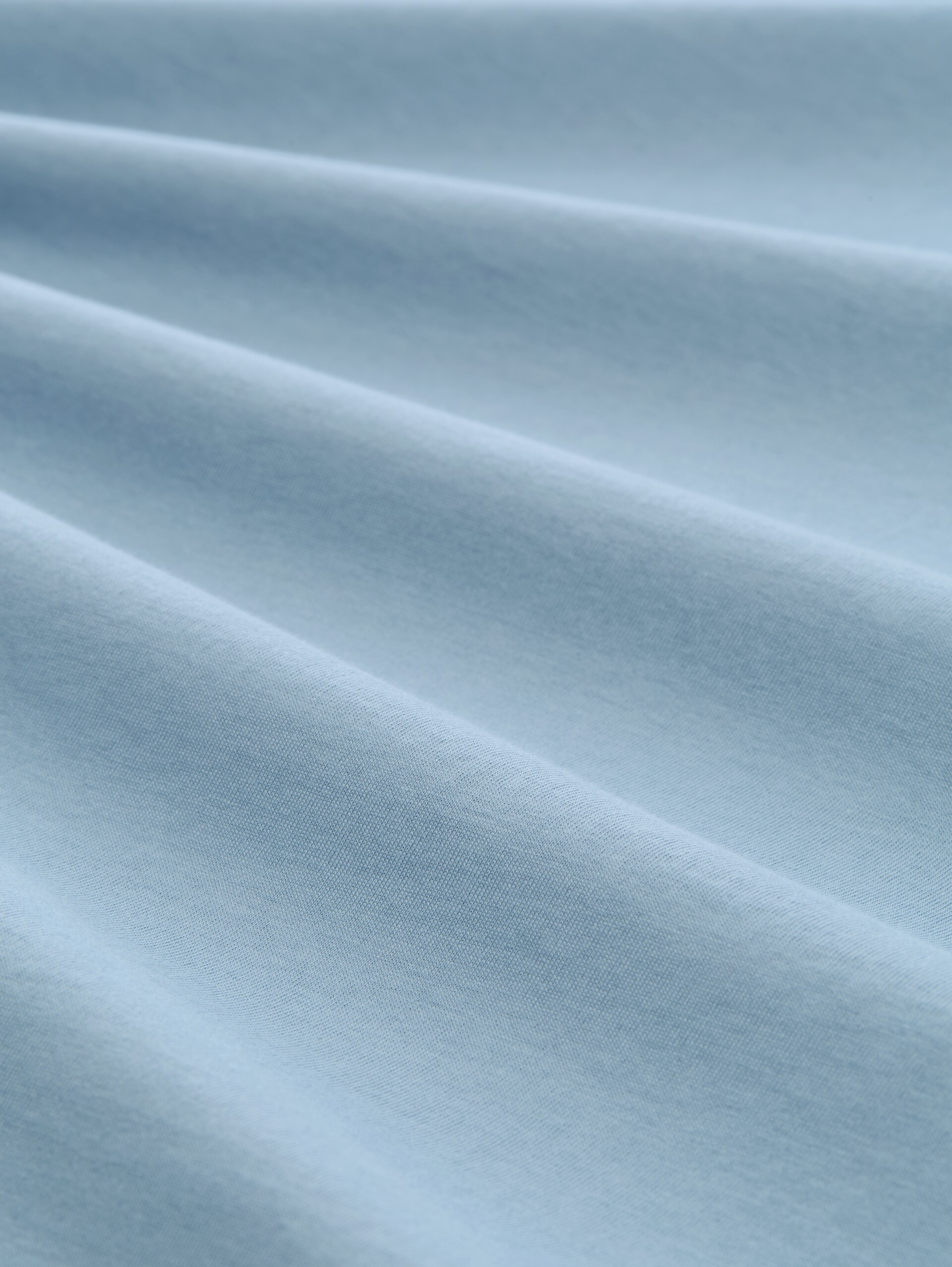 T-shirt with logo print - mountain spring blue - Material view