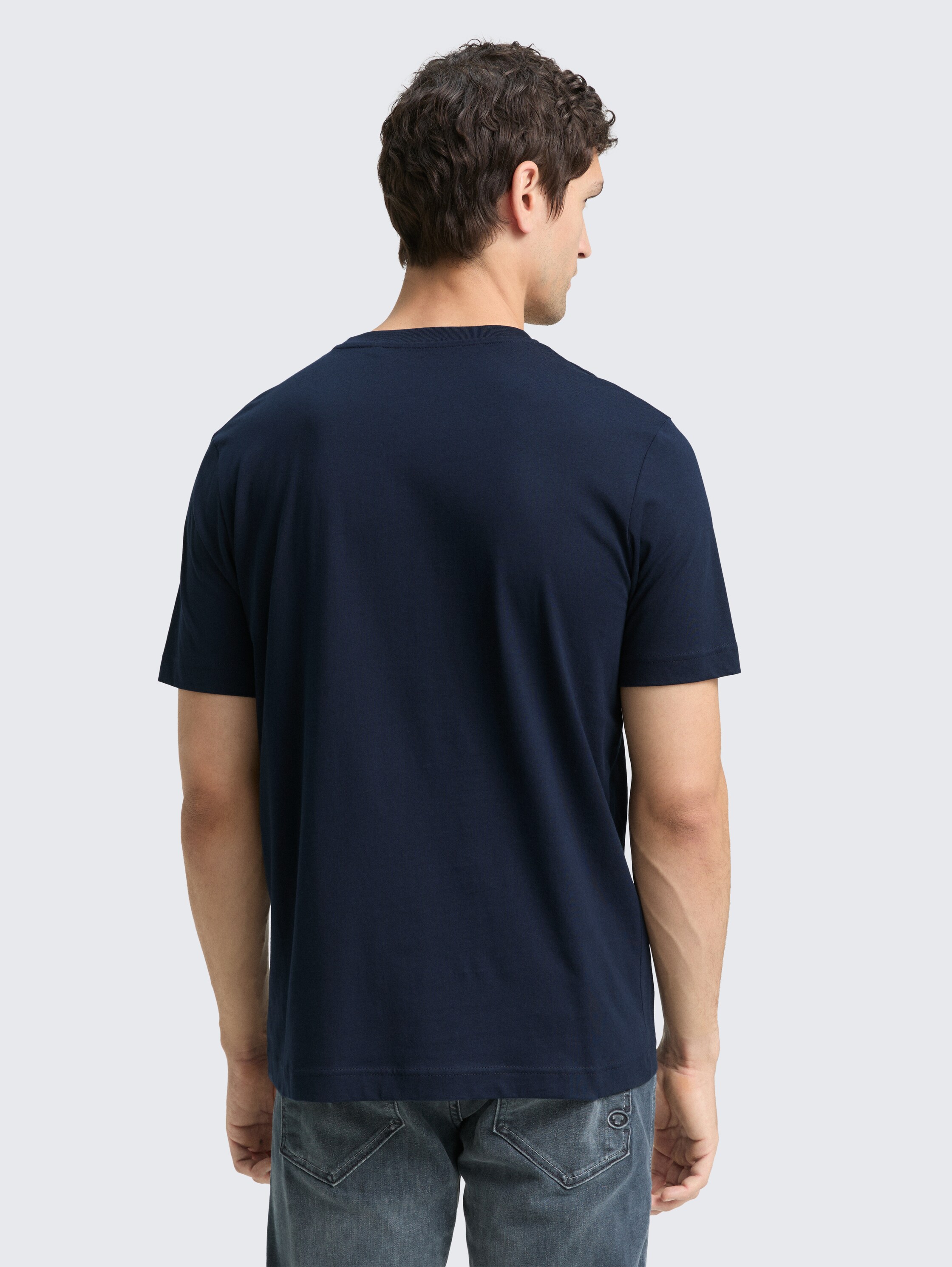 T-shirt with logo print - dark_blue_silhouette - 