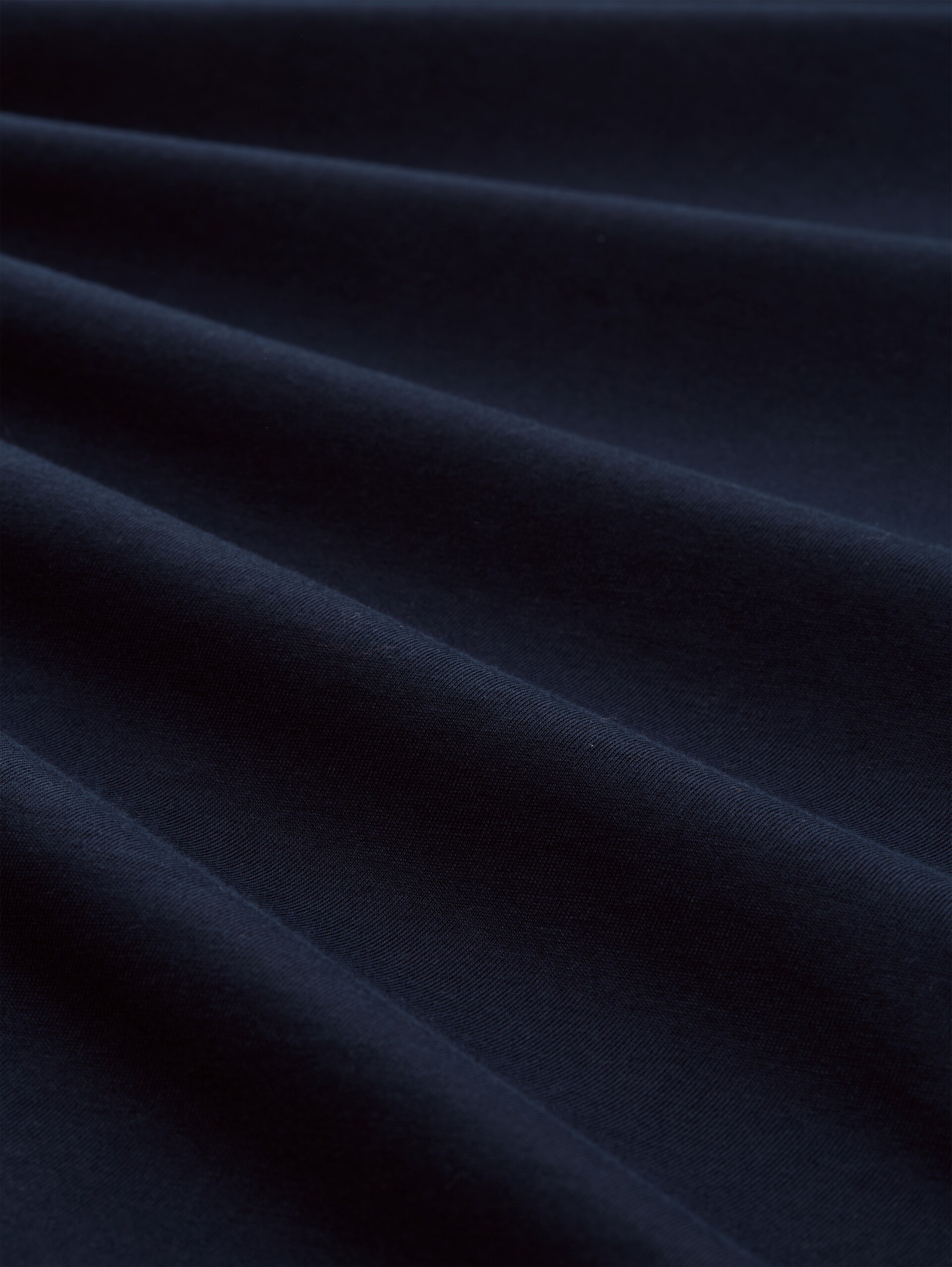 T-Shirt mit Logo-Print - dark blue silhouette - Material-Ansicht