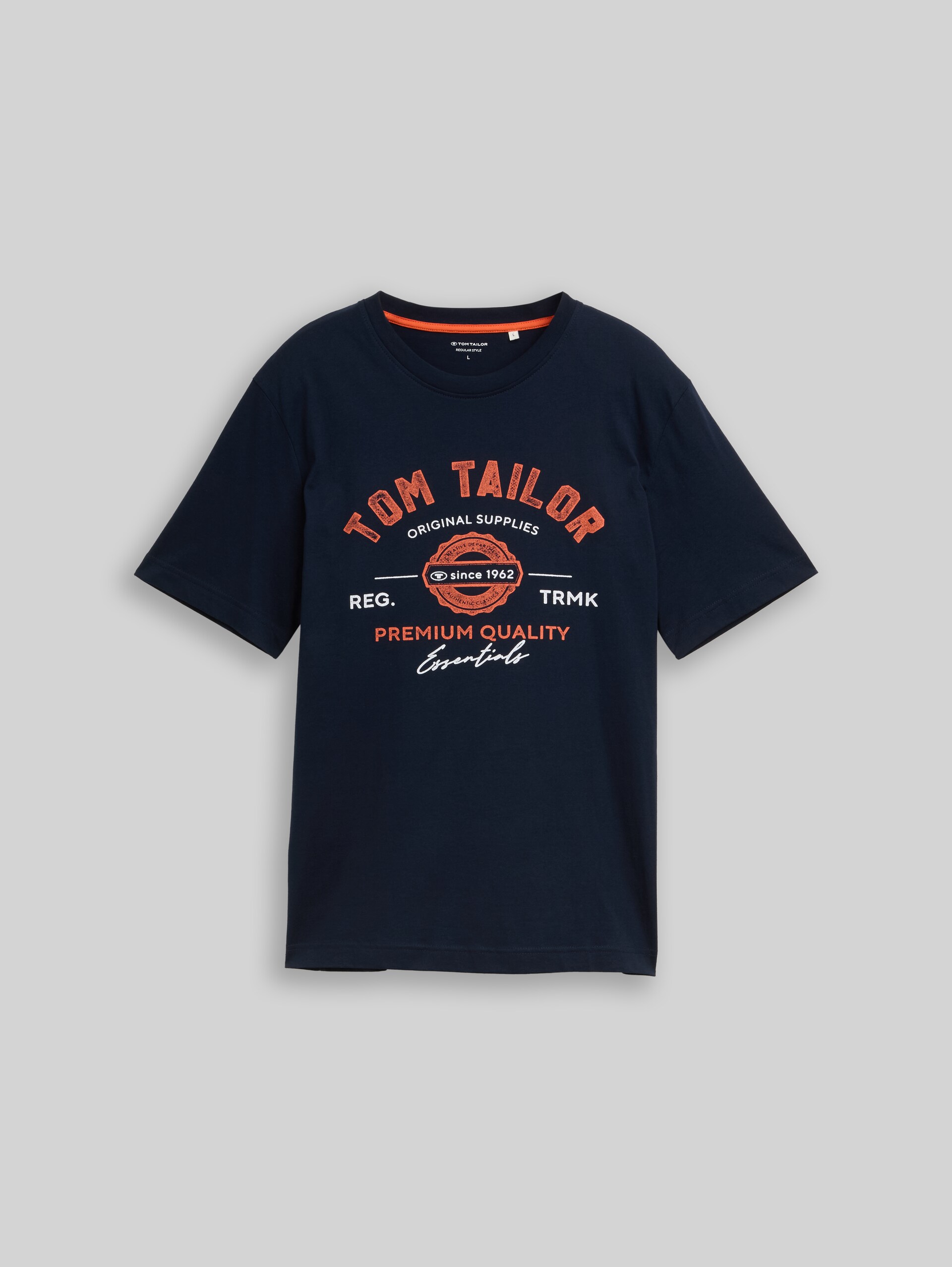 T-Shirt mit Logo-Print - dark blue silhouette - Vorder-Produkt-Ansicht