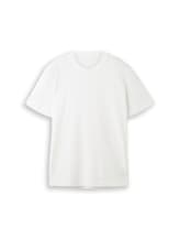 Geselecteerd, Basic T-shirt in een 2-pack met V-hals door Tom Tailor, wit