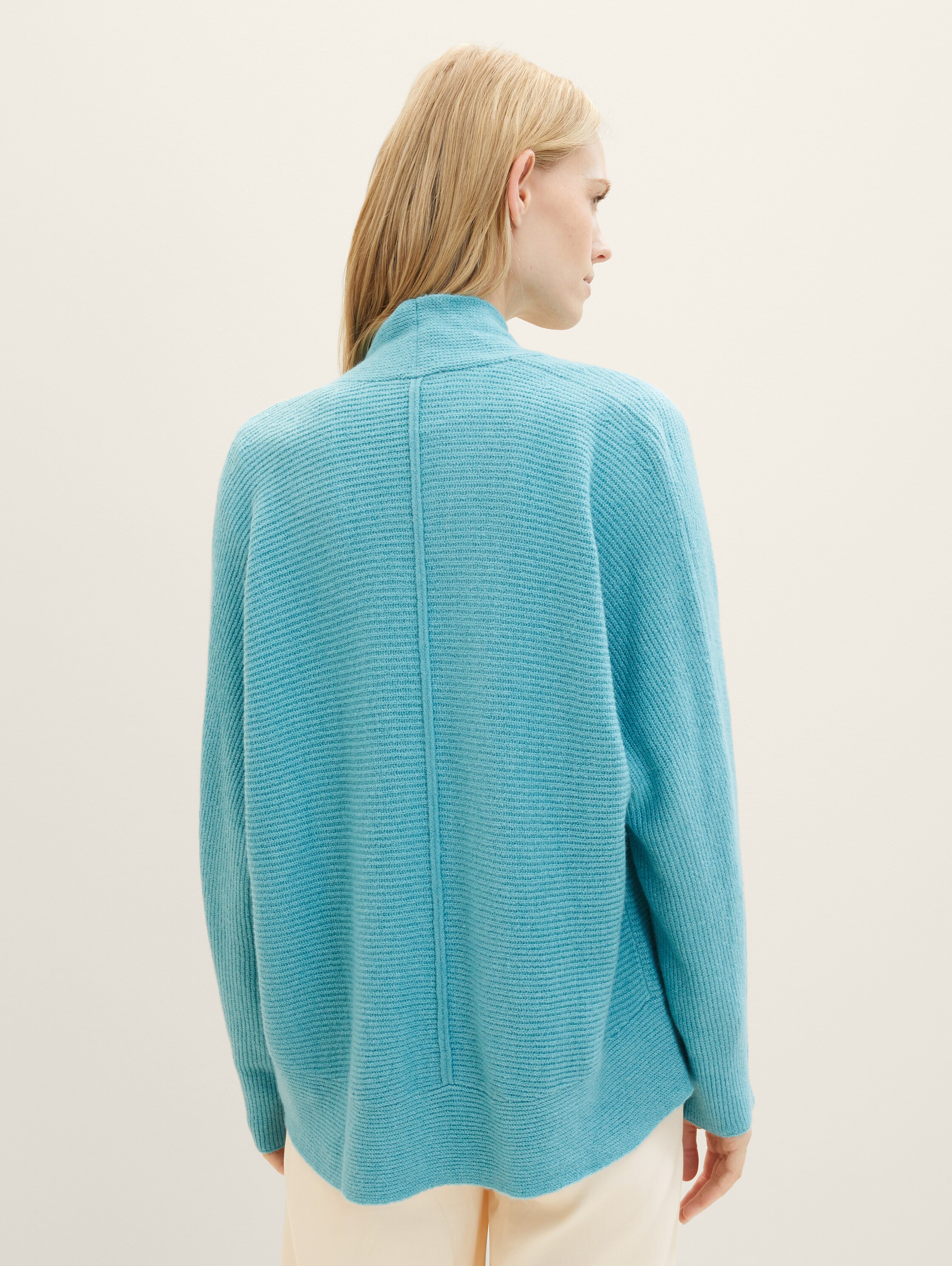 Cardigan aus Strick - summer teal melange