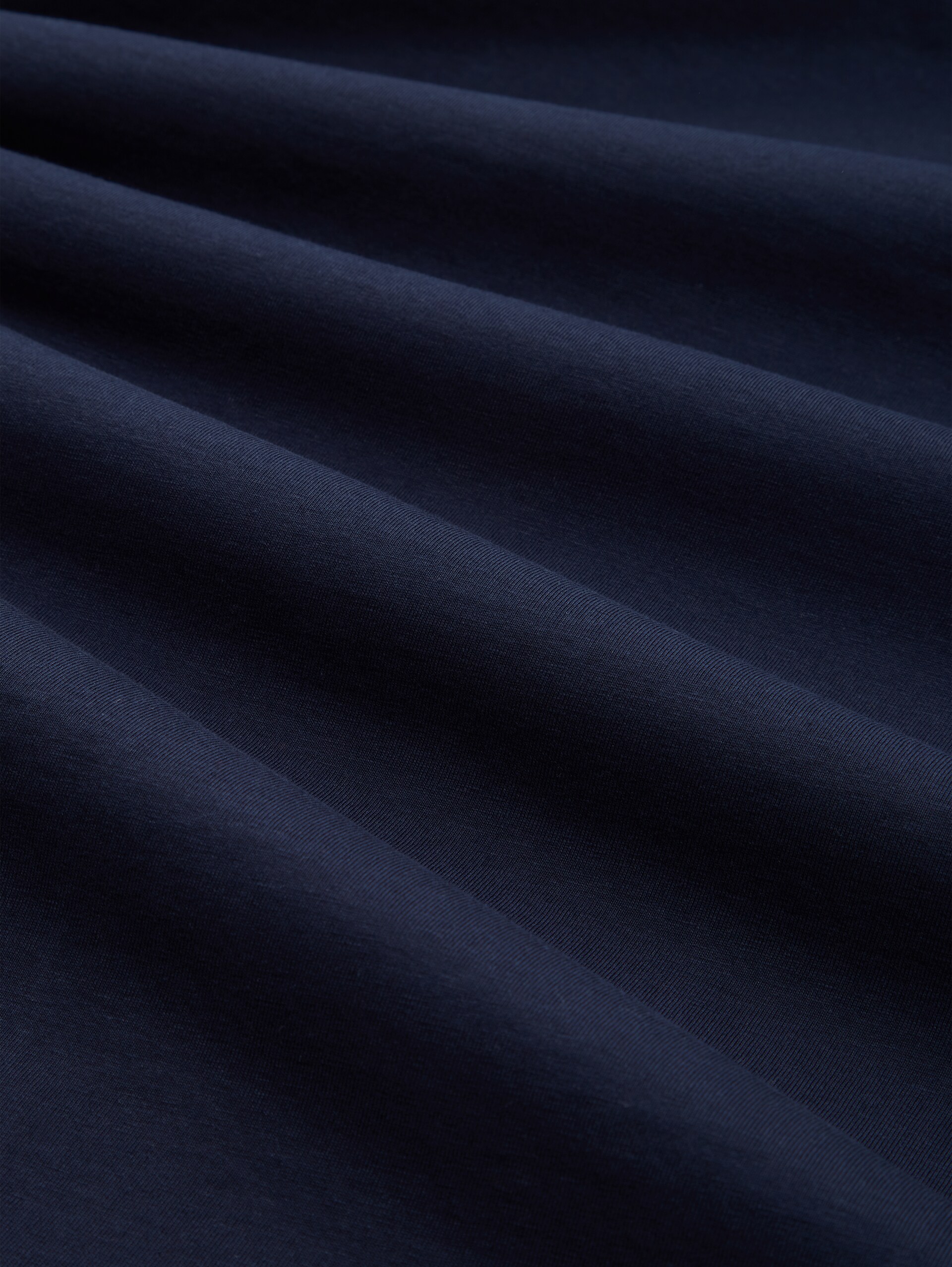 T-shirt met lange mouwen en logo-print - Dark Shadow - Materiaalweergave