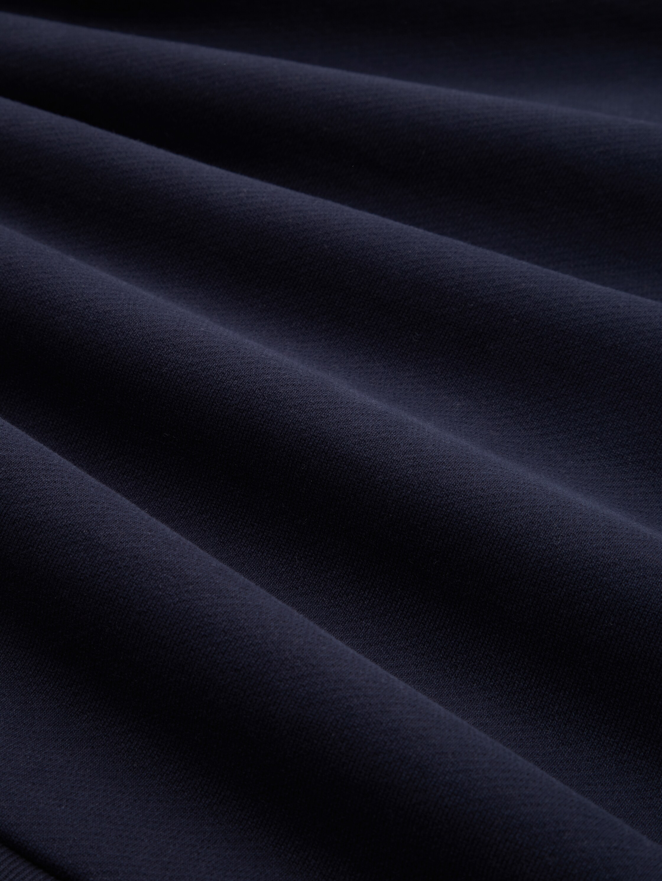 Hoodie mit Logo Print - sky captain blue - Material-Ansicht