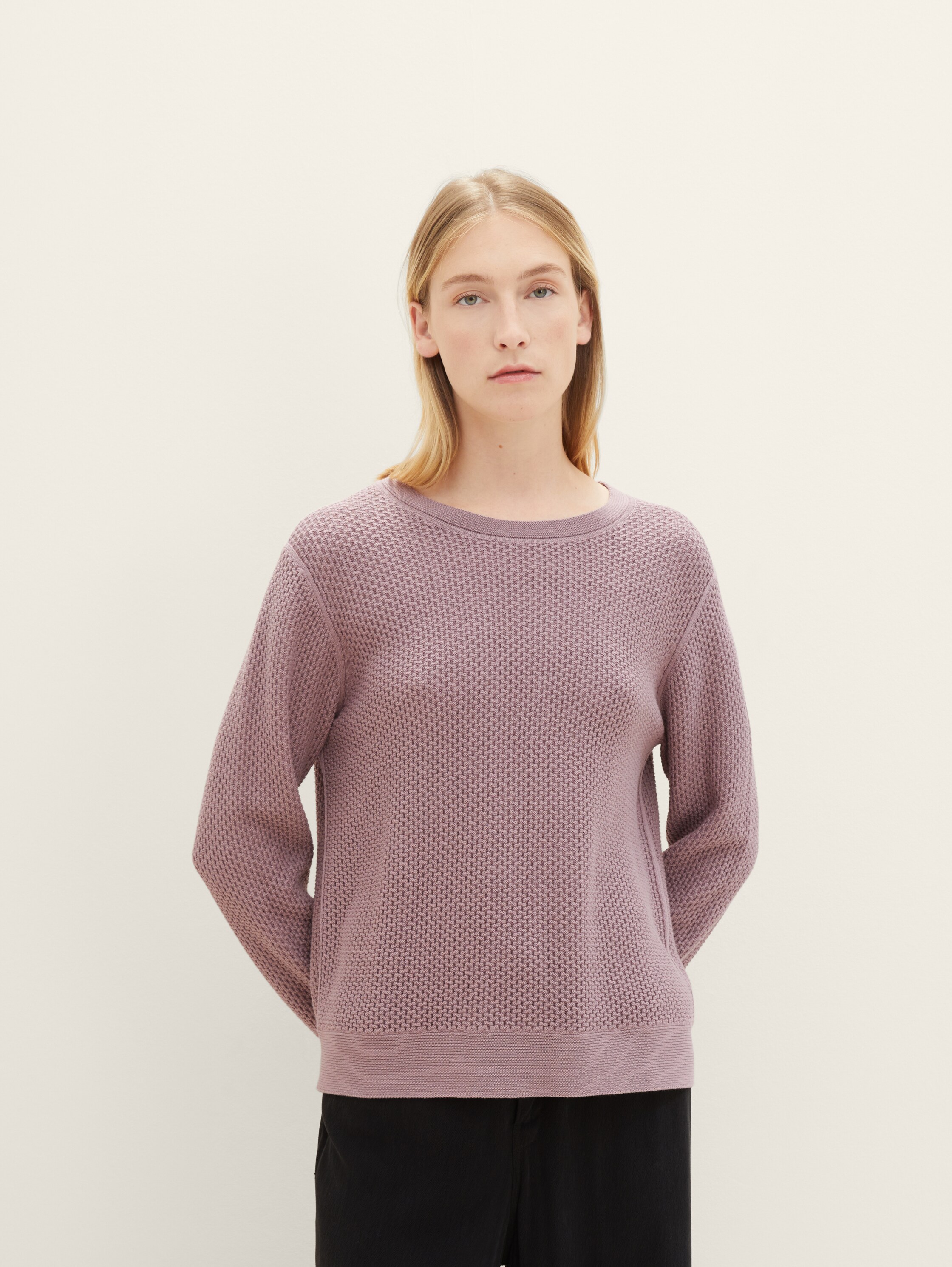 Strickpullover mit Struktur - 1