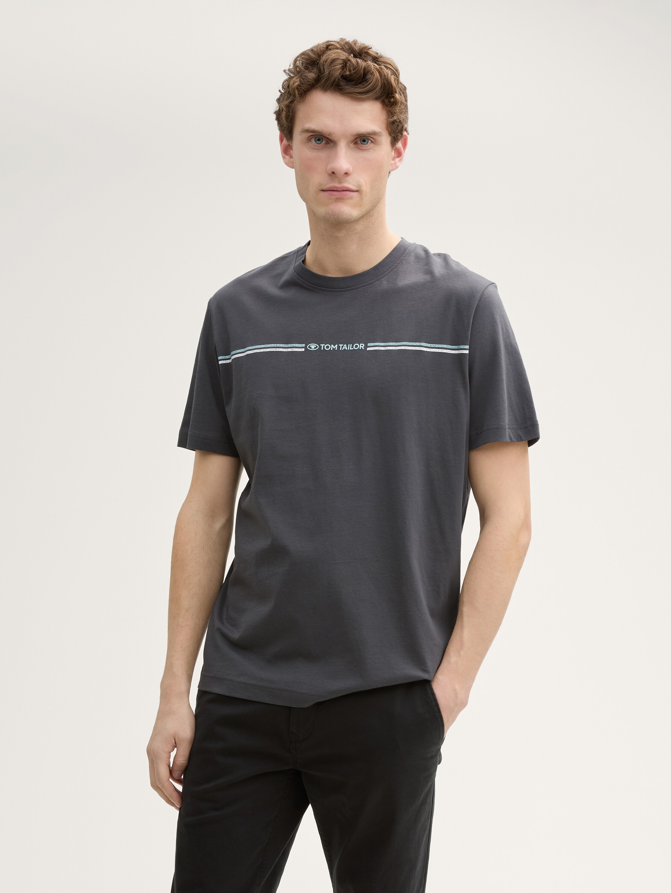 T-Shirt mit Print - 1