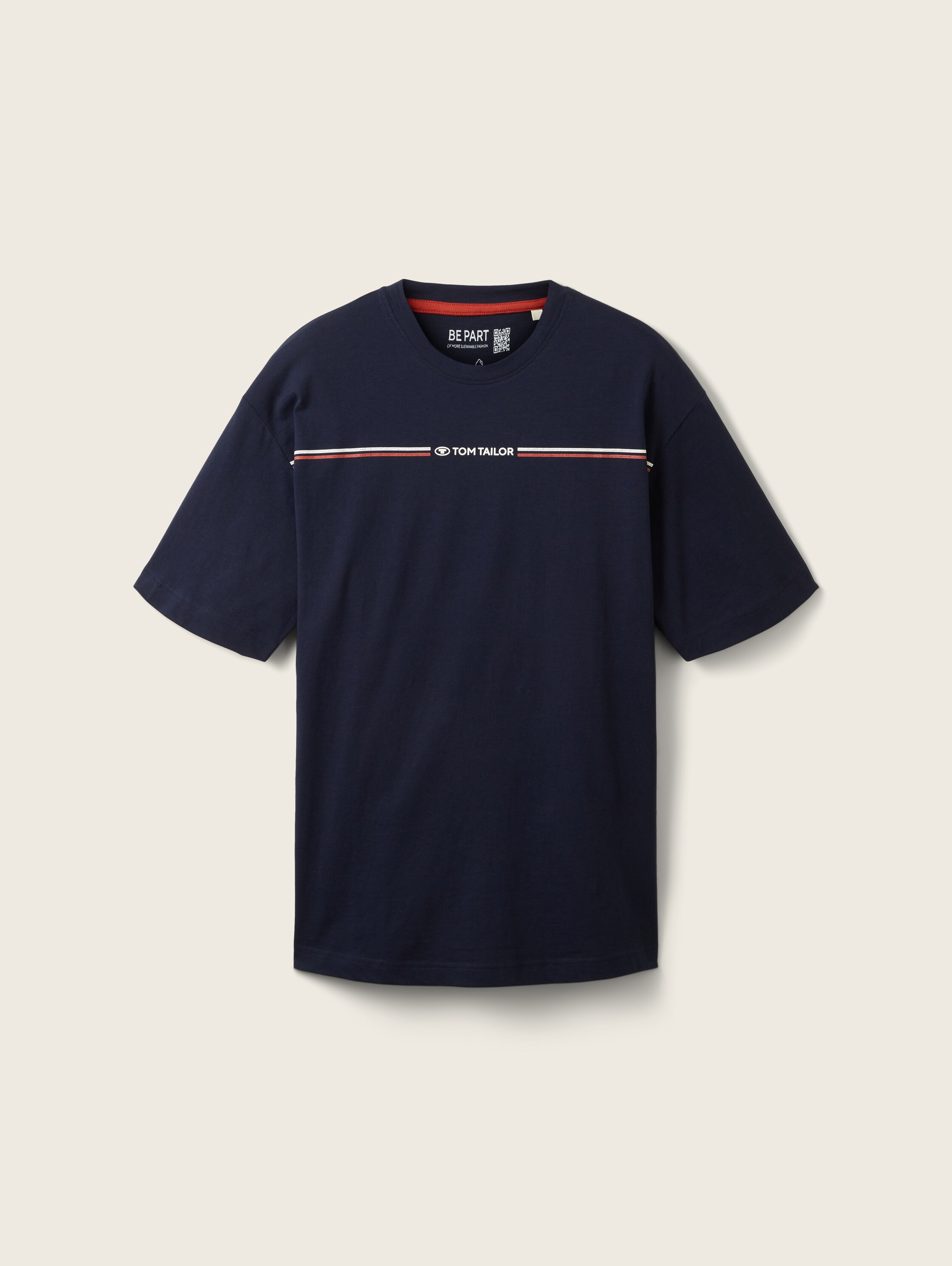 T-Shirt mit Print - blau - Produktansicht
