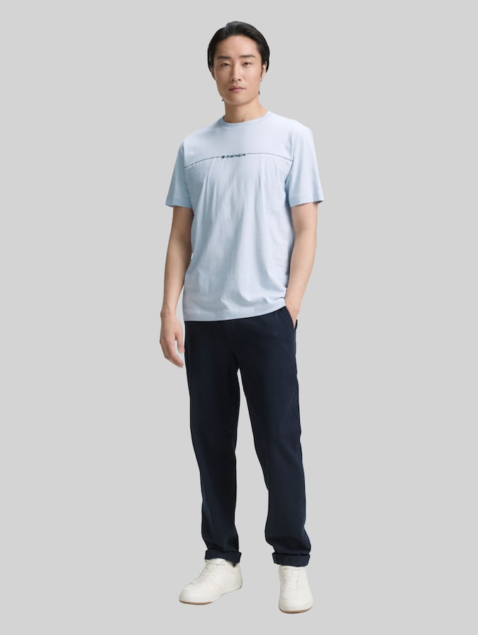 T-shirt met print door Men, Light Metal Blue