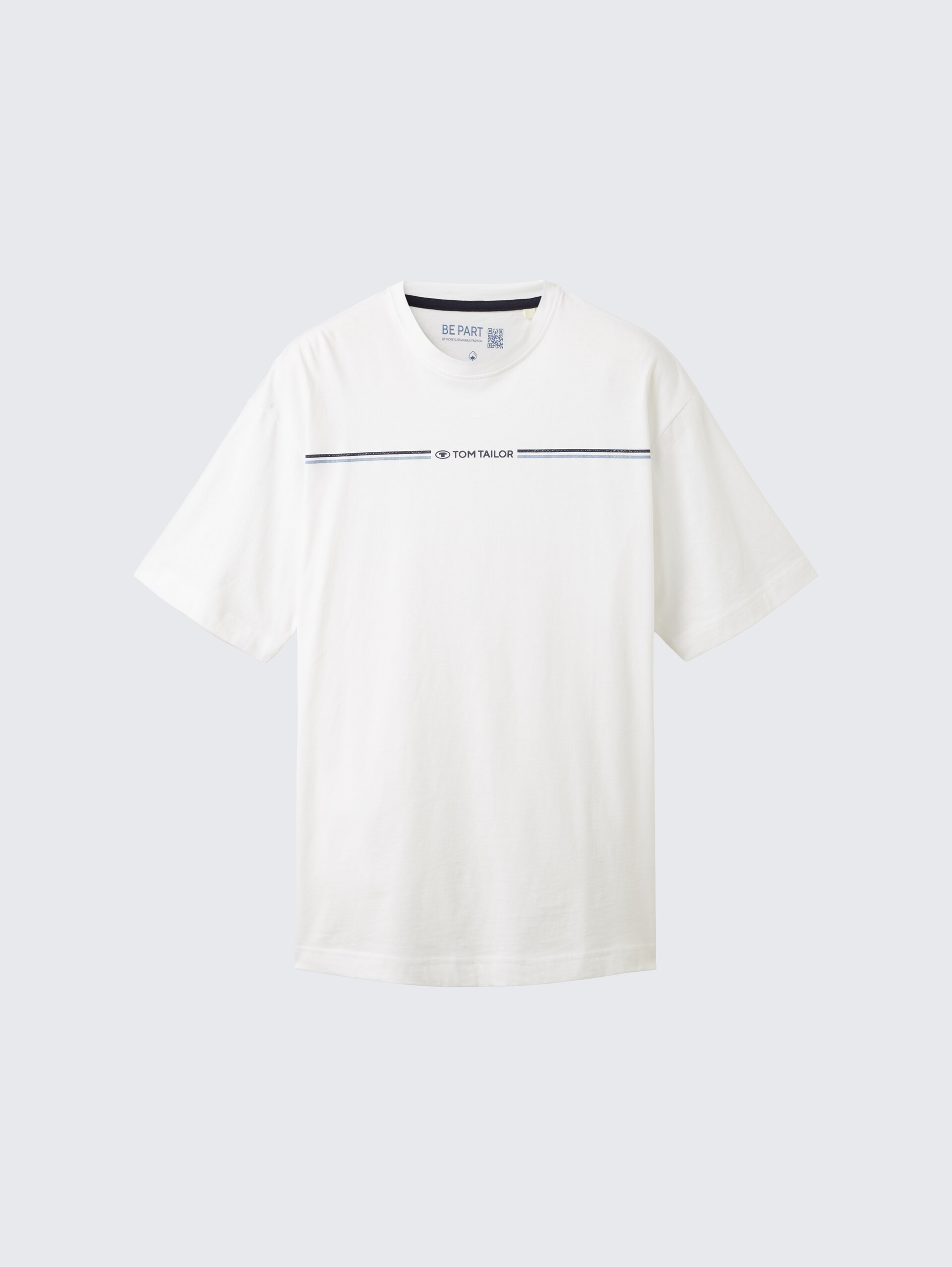 T-Shirt mit Print - White - Vorder-Produkt-Ansicht