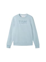 Sélectionné, Sweat à imprimé par Tom Tailor, bleu