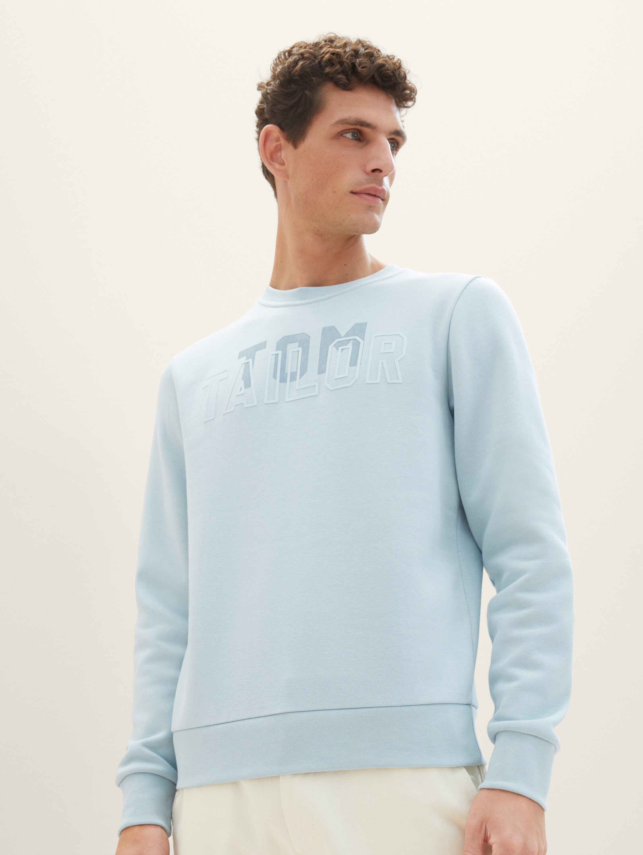 Sweat à imprimé - dusty mint blue