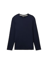 Ausgewählt, Langarmshirt von Tom Tailor, blau
