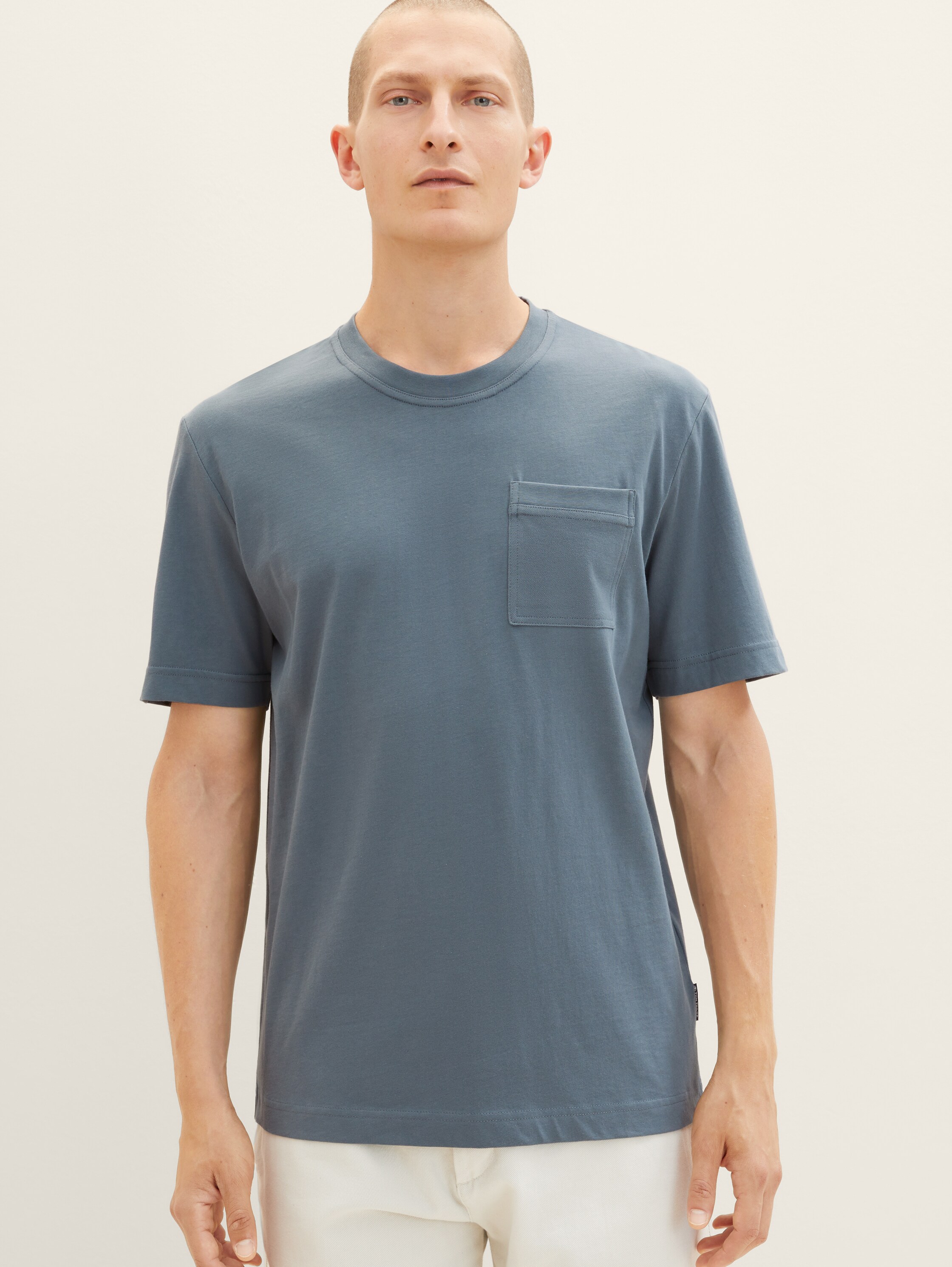 T-Shirt mit Brusttasche - 3