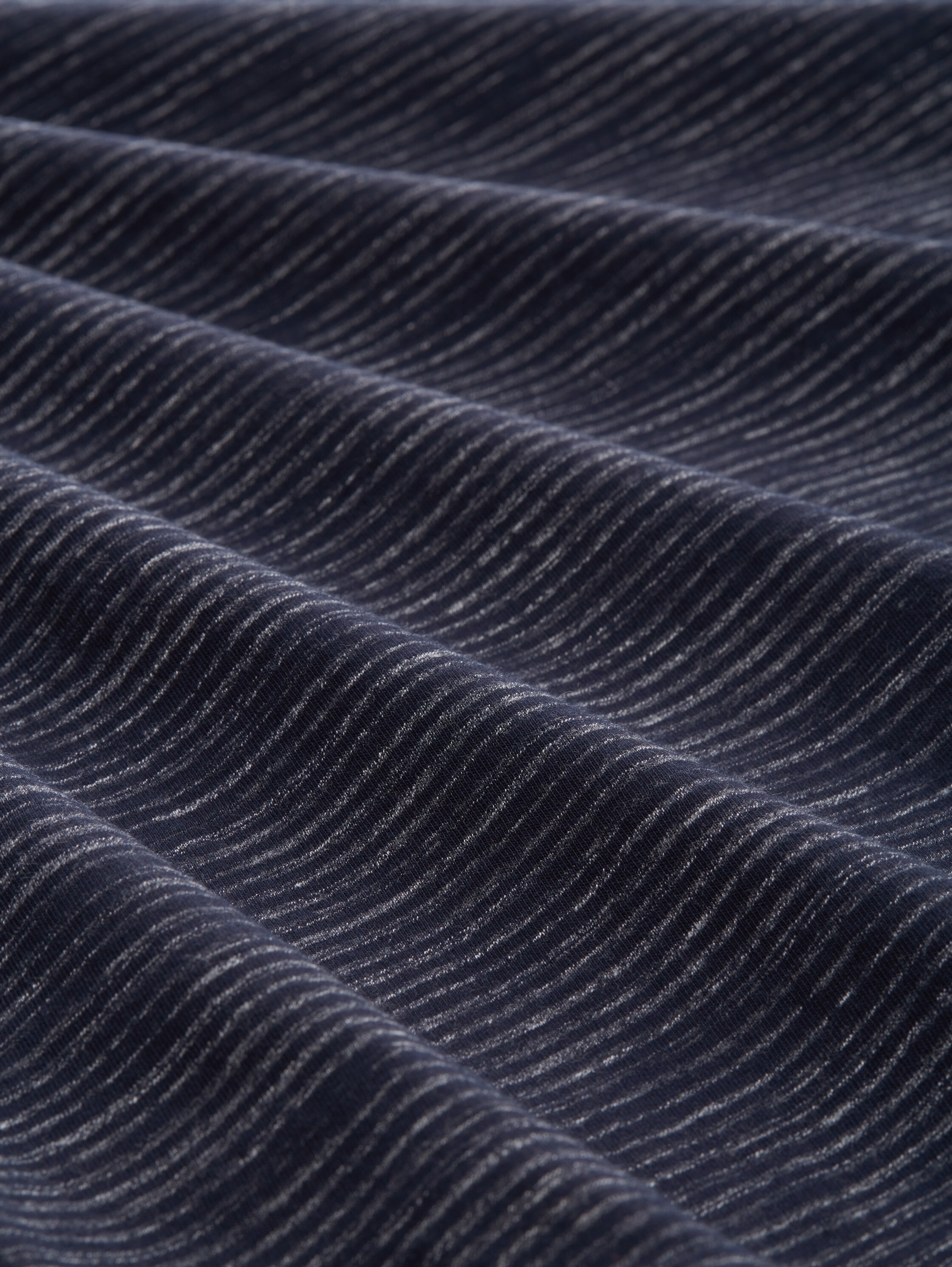 T-shirt texturé - sky captain blue stripy inject - Vue de la matière