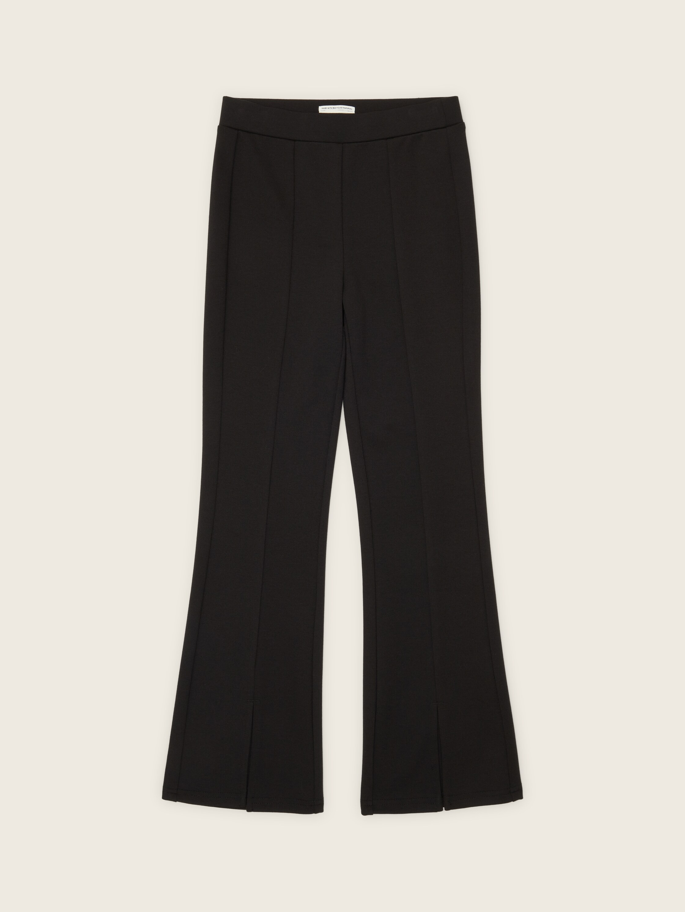 Ausgestellte Leggings mit Schlitz - 1