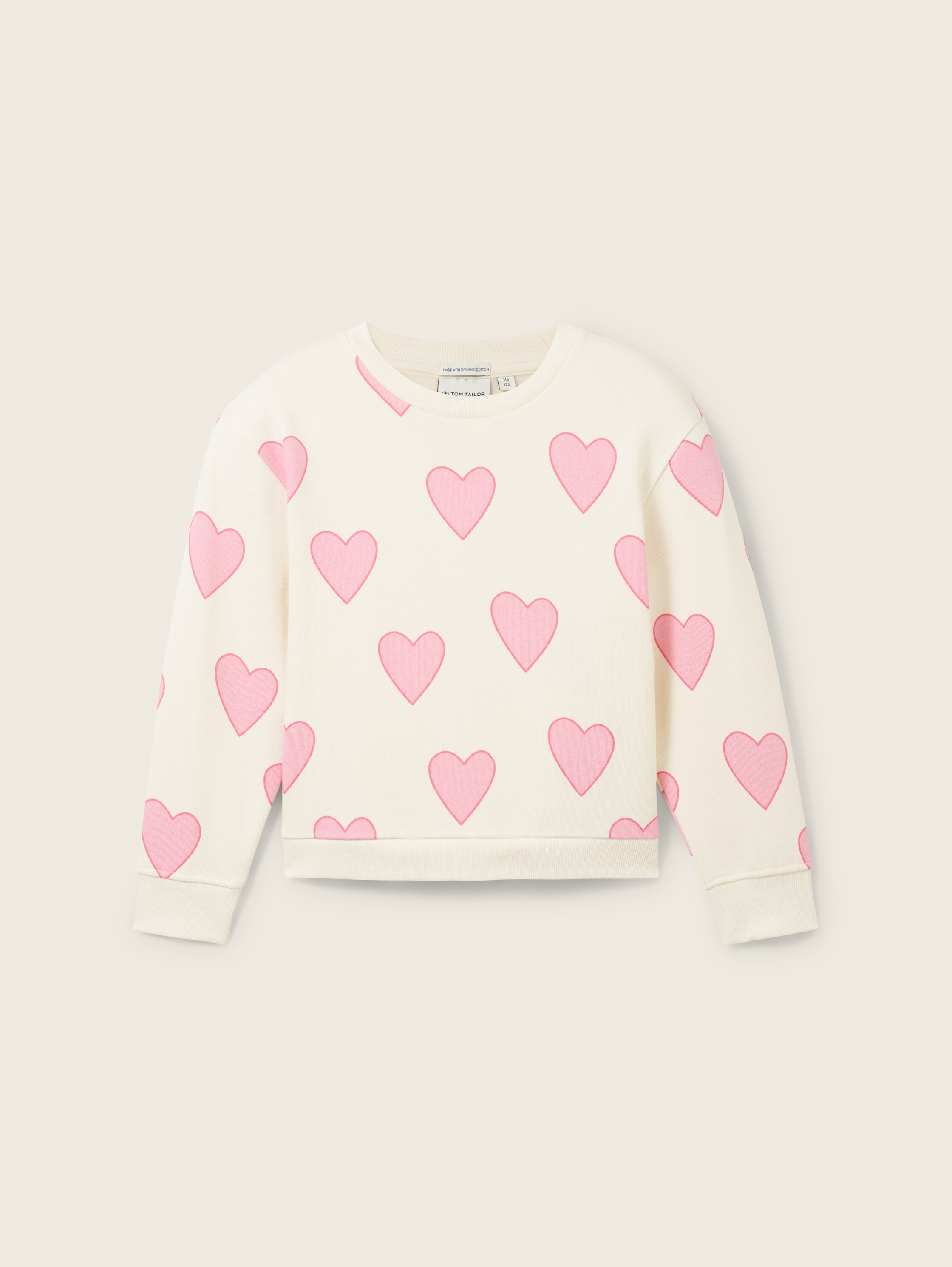 Sweatshirt mit Allover-Print - 1