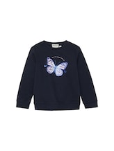 Geselecteerd, Sweatshirt met zijsplitten door Tom Tailor, blauw
