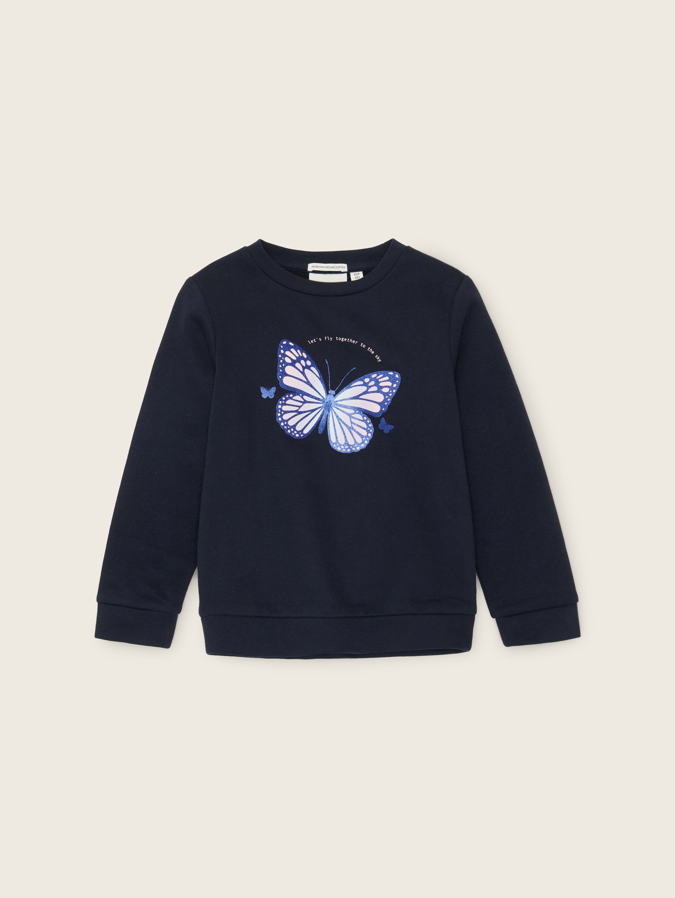 Sweatshirt mit Bio-Baumwolle - 1